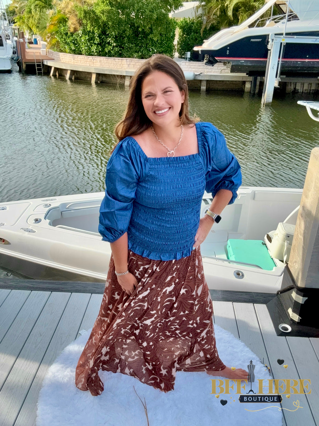 Tooled In Paradise Skirt by Sterling Kreek - BFF Here