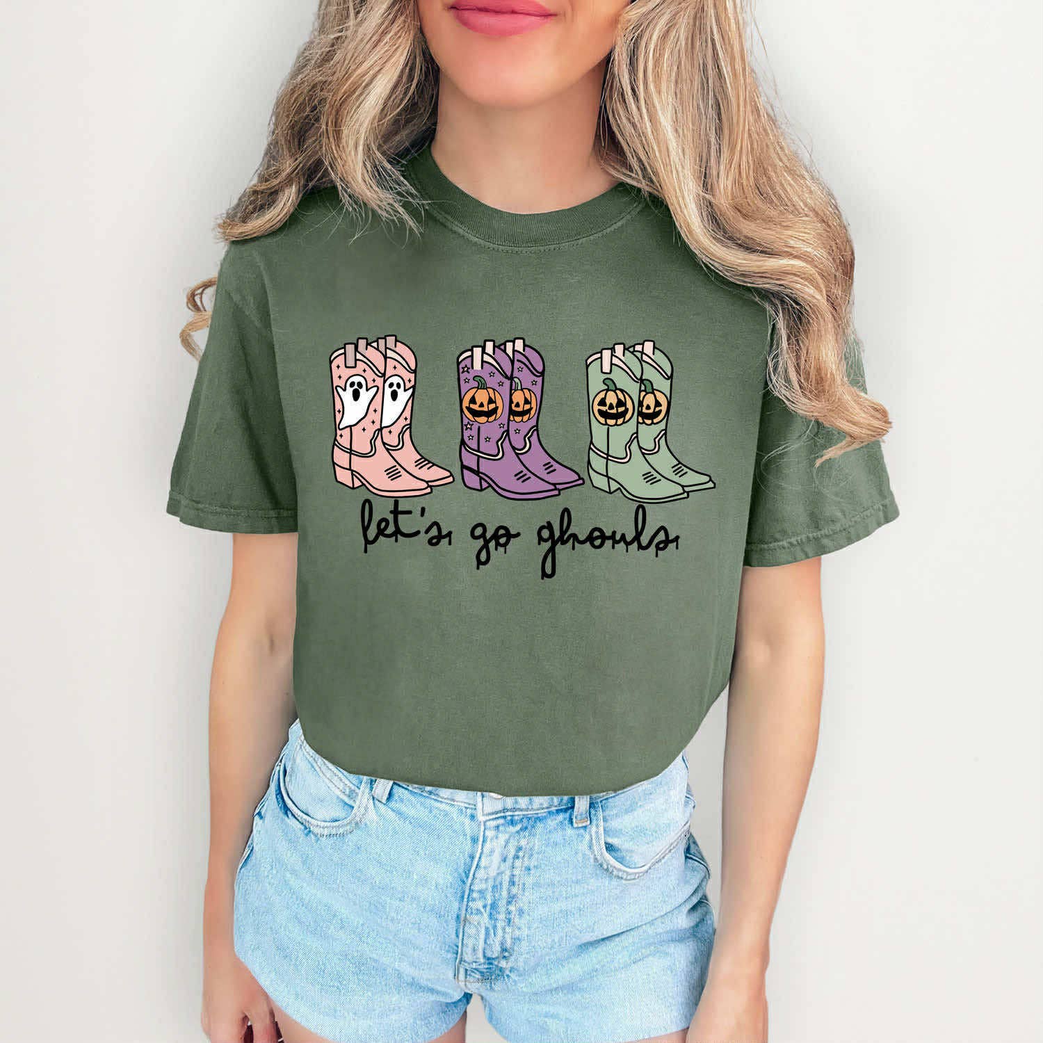 Let's Go Ghouls Boots Tee - BFF Here
