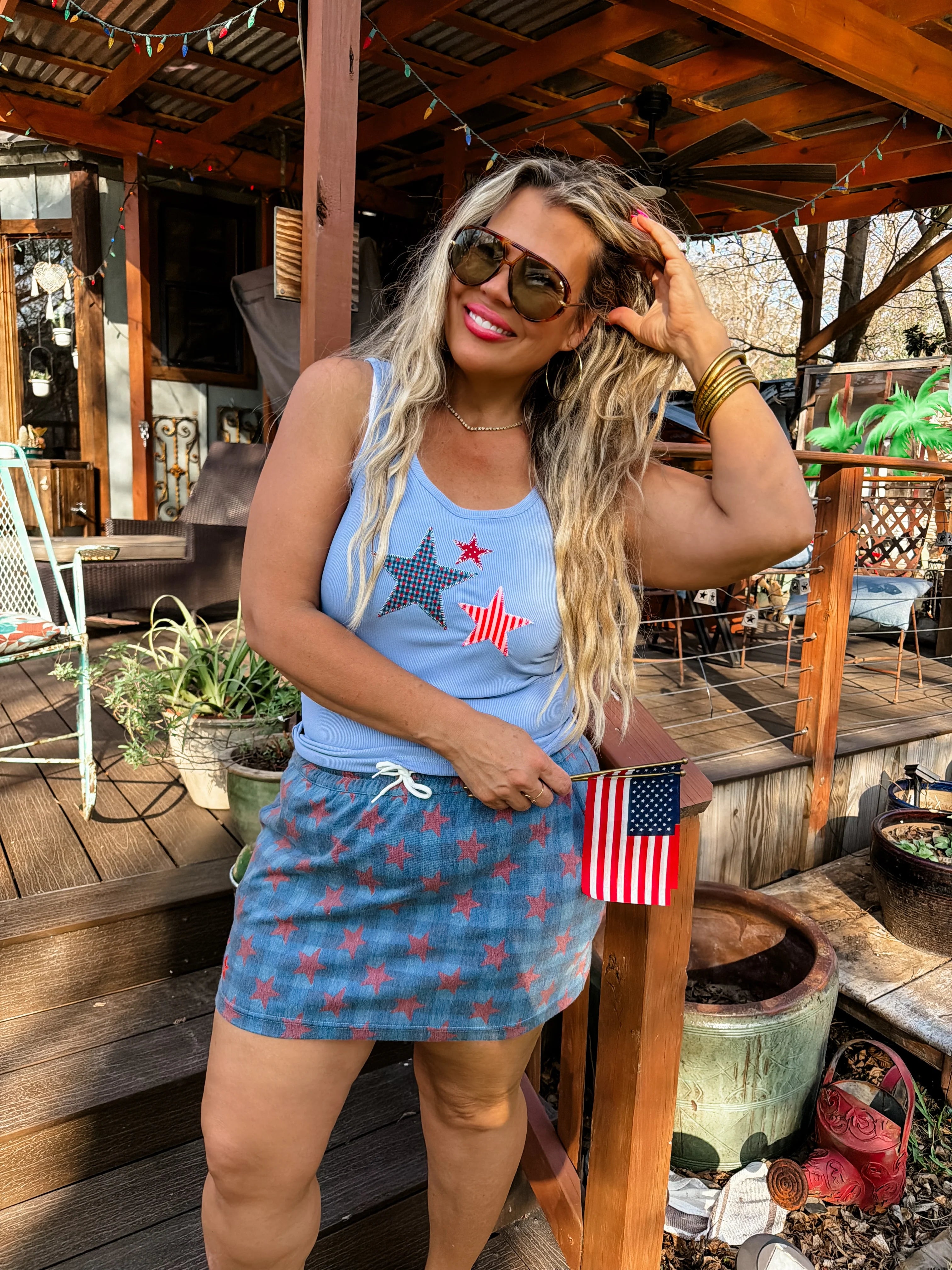 PREORDER: Presley Stretch Denim Skirt by Blakeley (ETA: May) - BFF Here