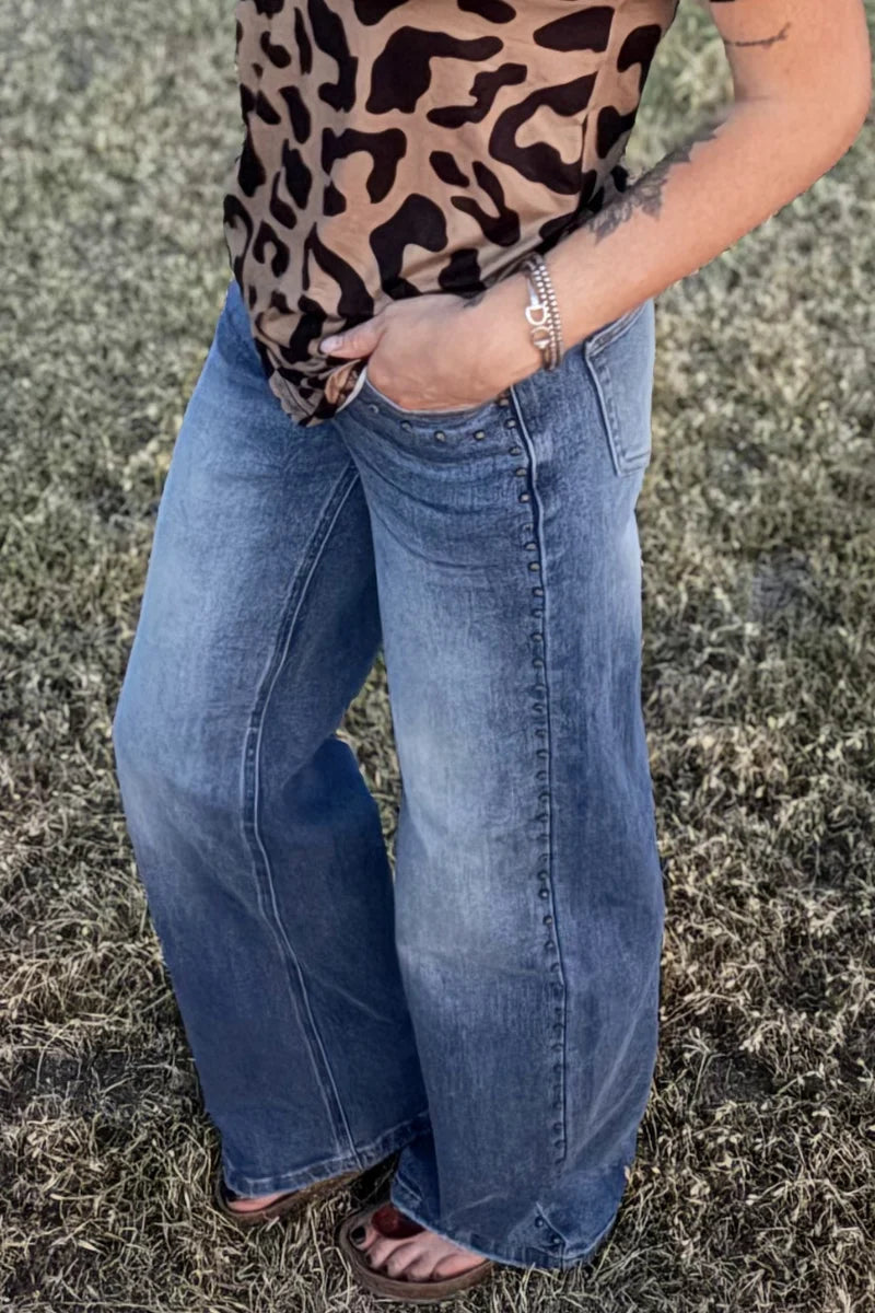 Studded SK Denim by Sterling Kreek (Ships in 1-2 weeks)