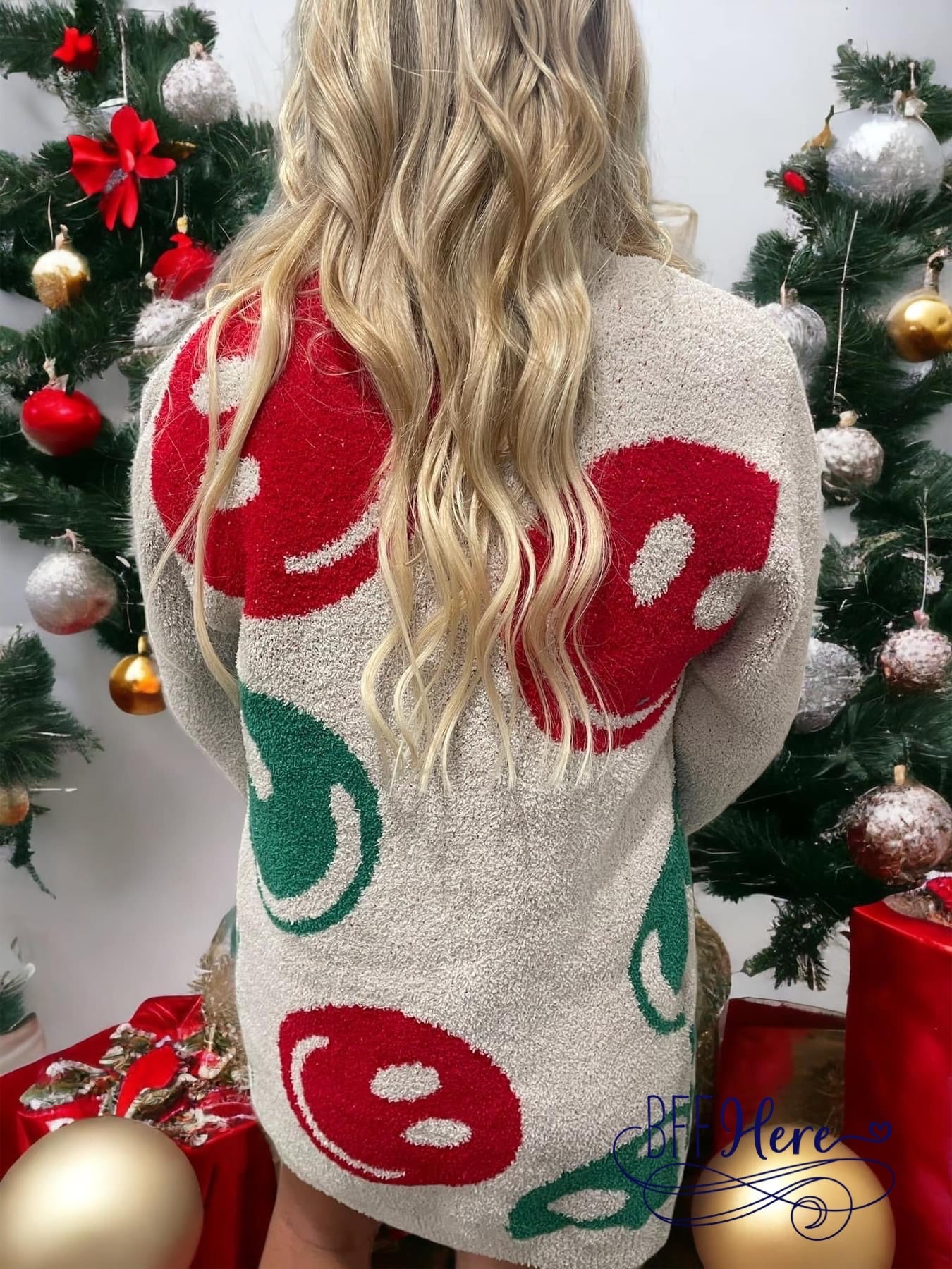 Luxe Cloud: Cozy Holiday Blanket Cardigan - BFF Here