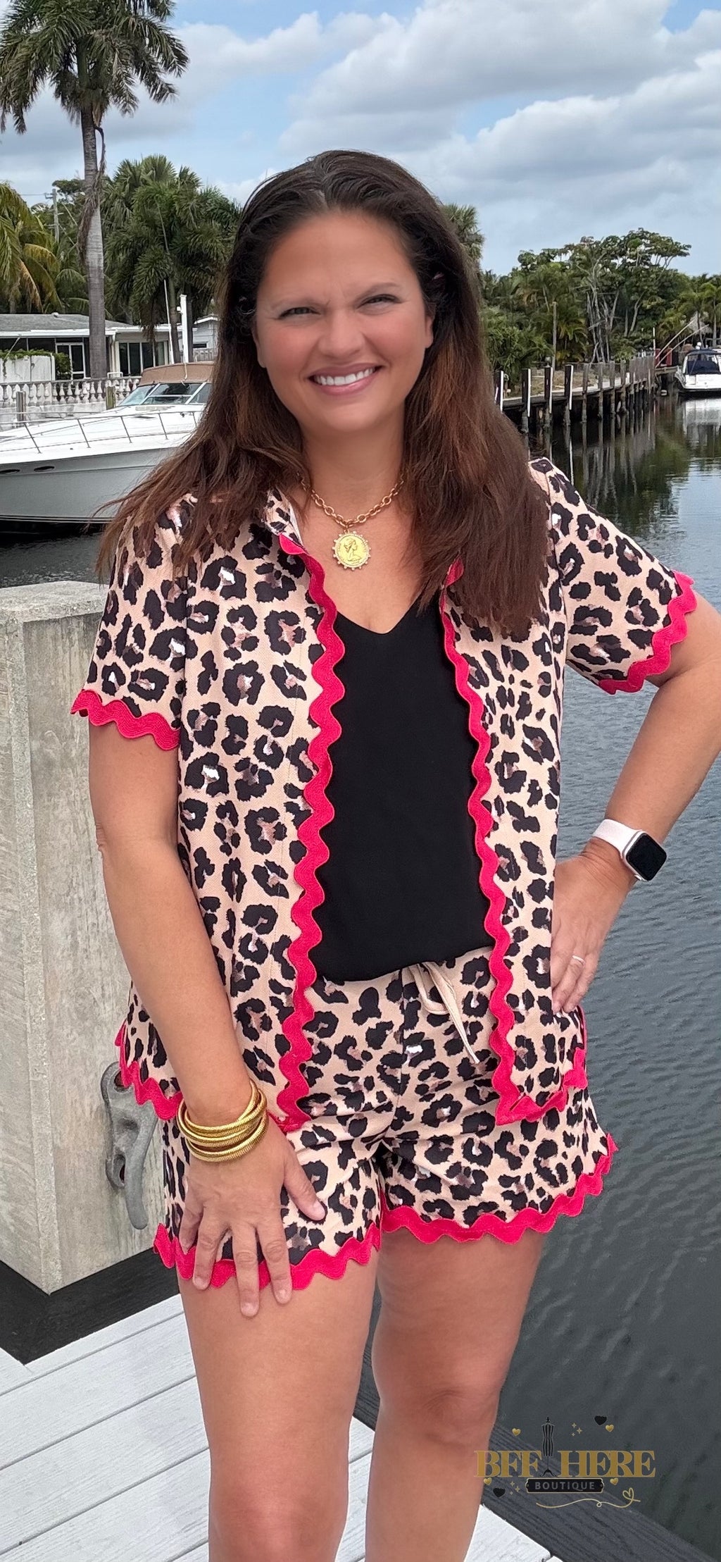 Savannah Textured Ric Rac Set / Leopard by Jess Lea - BFF Here