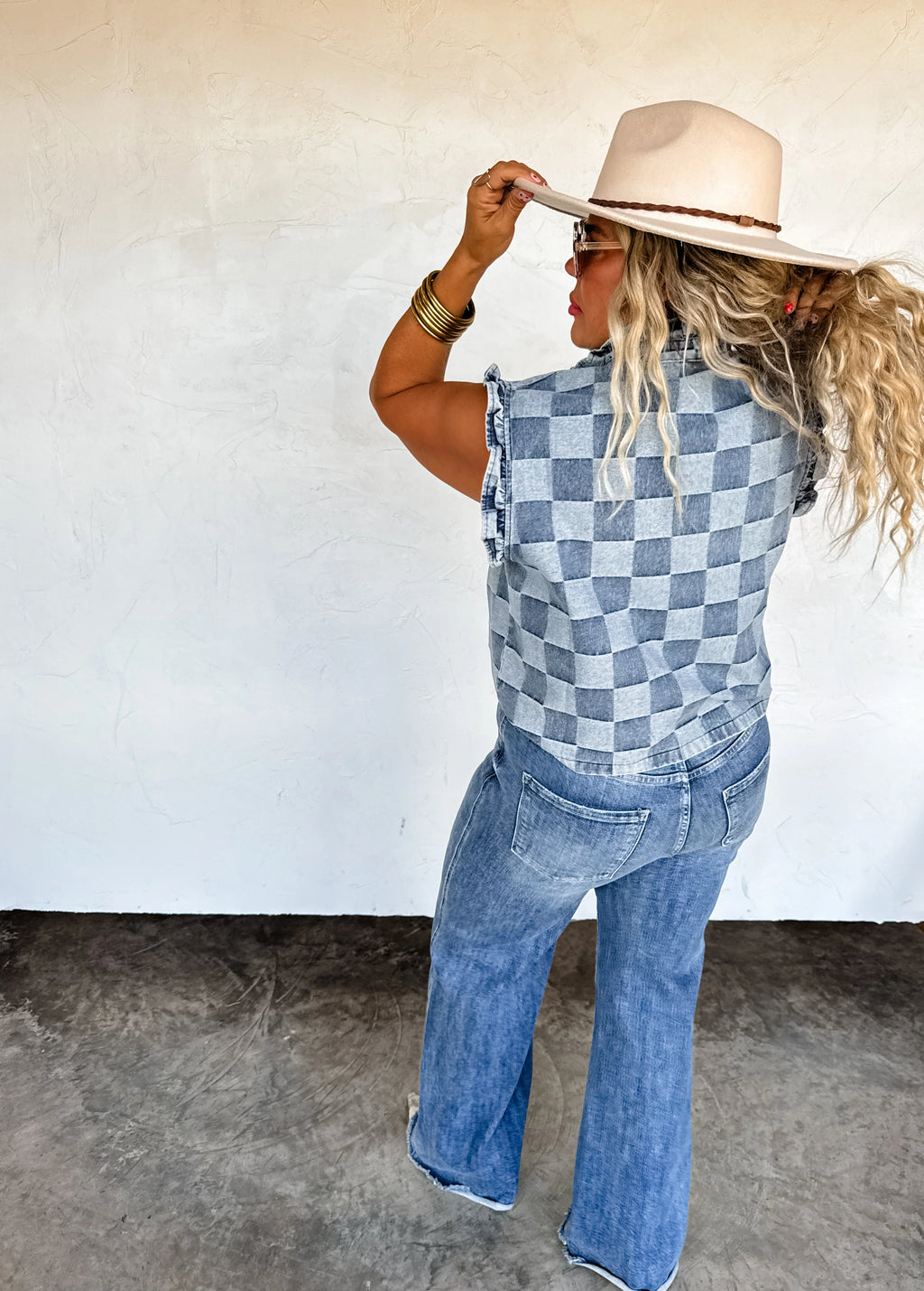 Lainey Denim Vest by Blakeley - BFF Here