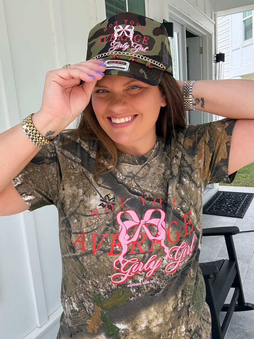 Not Your Average Girly Girl Camp Tee by Southern Bliss (ARRAY) — Ships 2-3 weeks - BFF Here