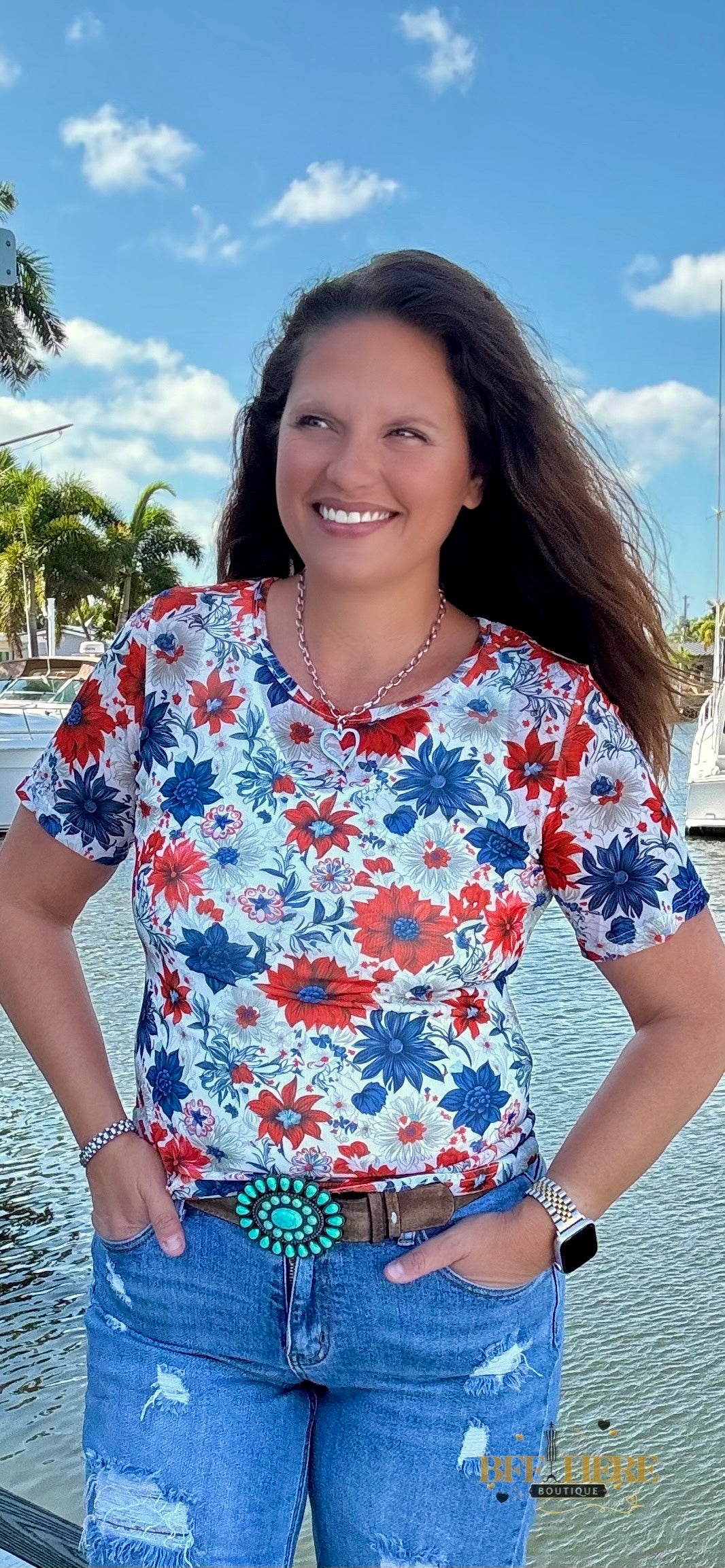 Let Your Dreams Blossom Mesh Top by Sterling Kreek - BFF Here