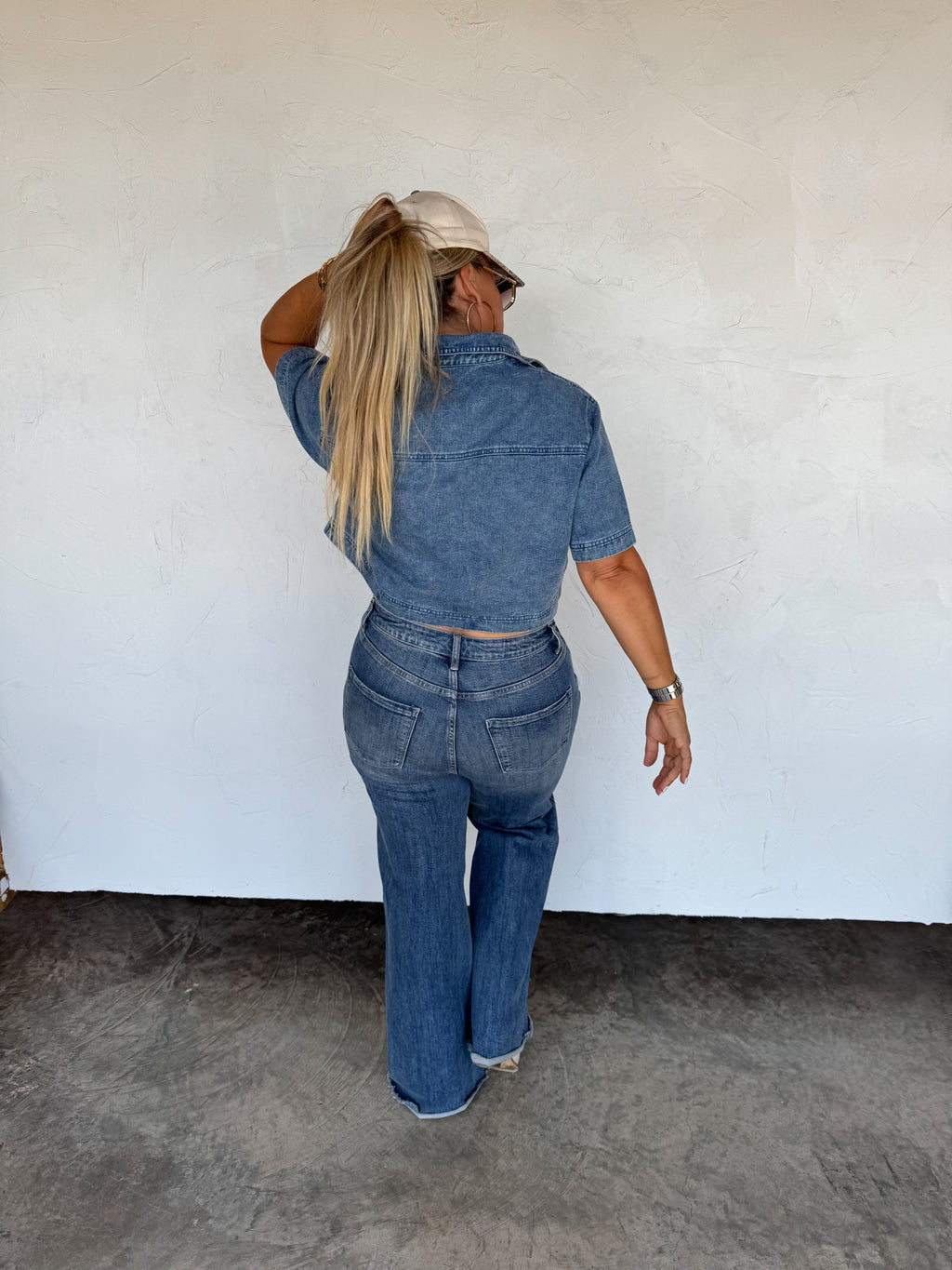 PREORDER: Andi Denim Pocket Top by Blakeley (ETA: January) - BFF Here