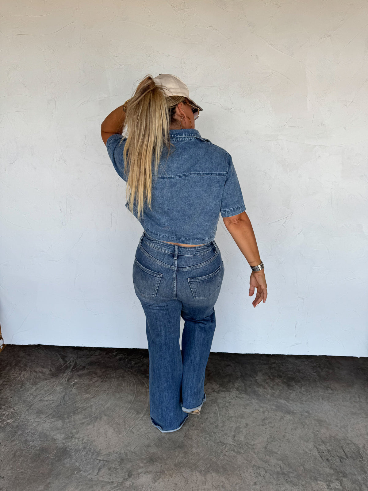 PREORDER: Andi Denim Pocket Top by Blakeley (ETA: January) - BFF Here