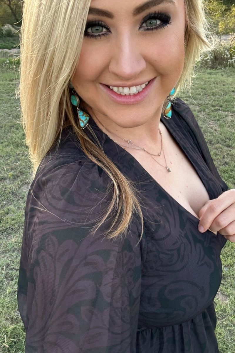 Tooled In Black Dress by Sterling Kreek - BFF Here