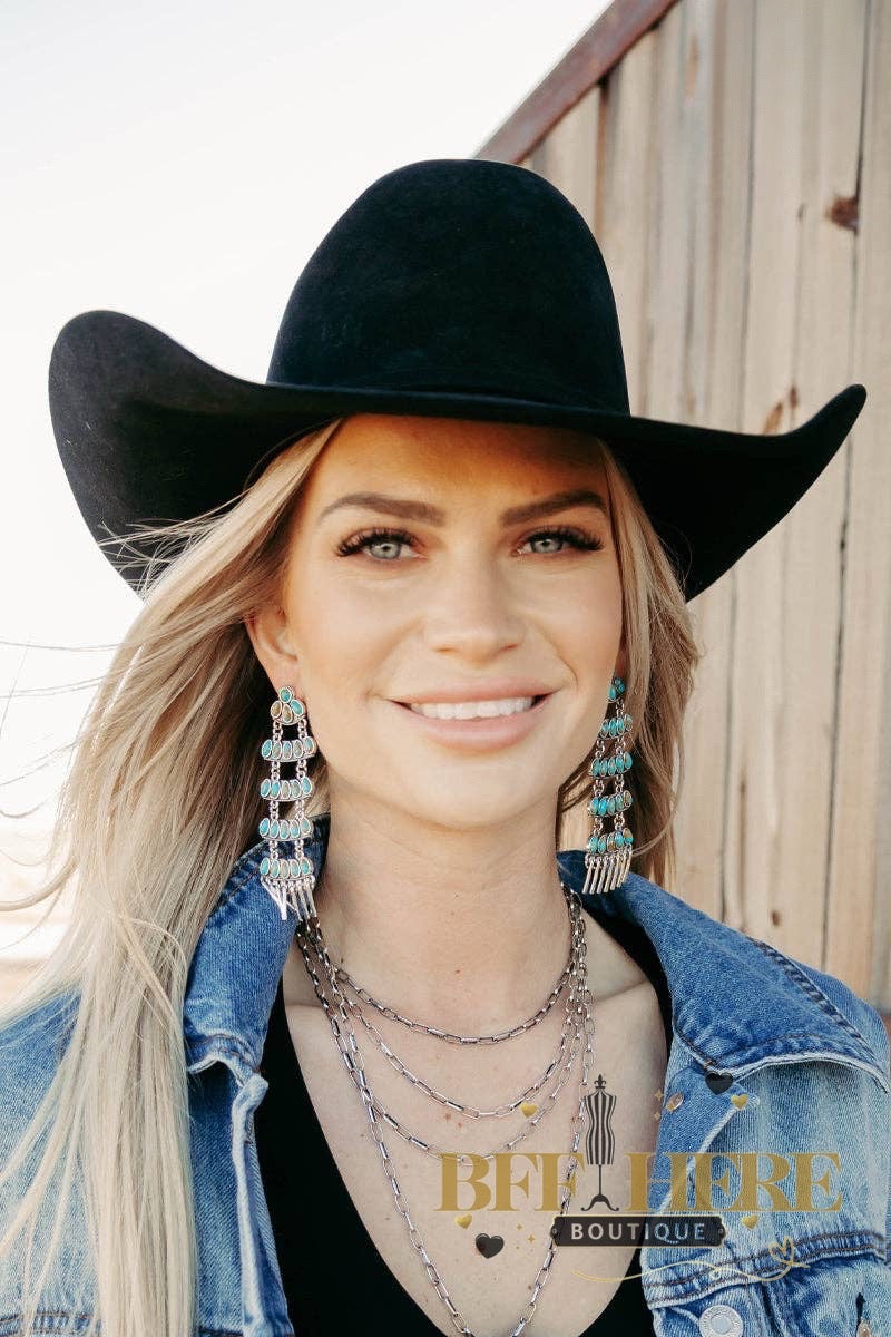 Cowboy Canyon Earrings by Sterling Kreek - BFF Here