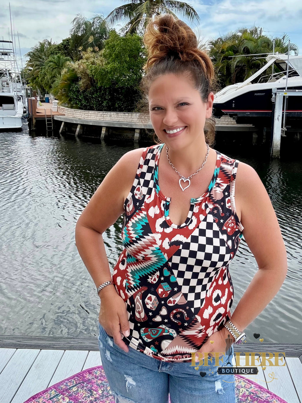 Life Is A Gamble Tank Top by Sterling Kreek - BFF Here