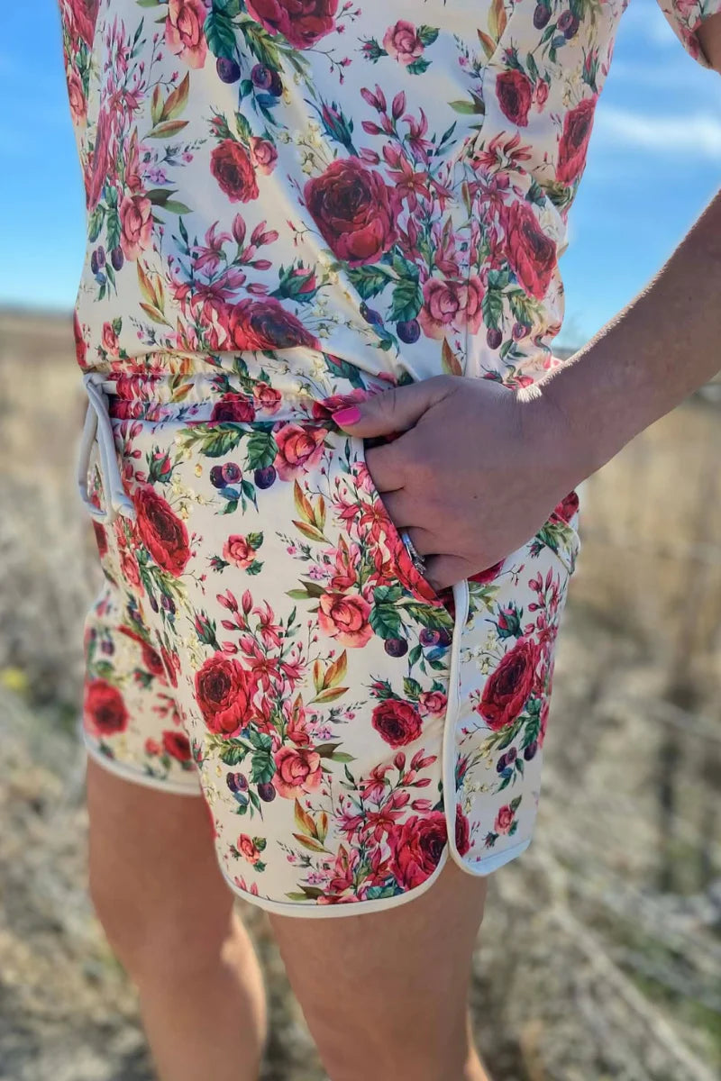 Porcelain Petals Shorts by Sterling Kreek - BFF Here