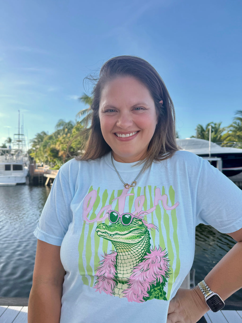 Boujee Gator Tee - BFF Here