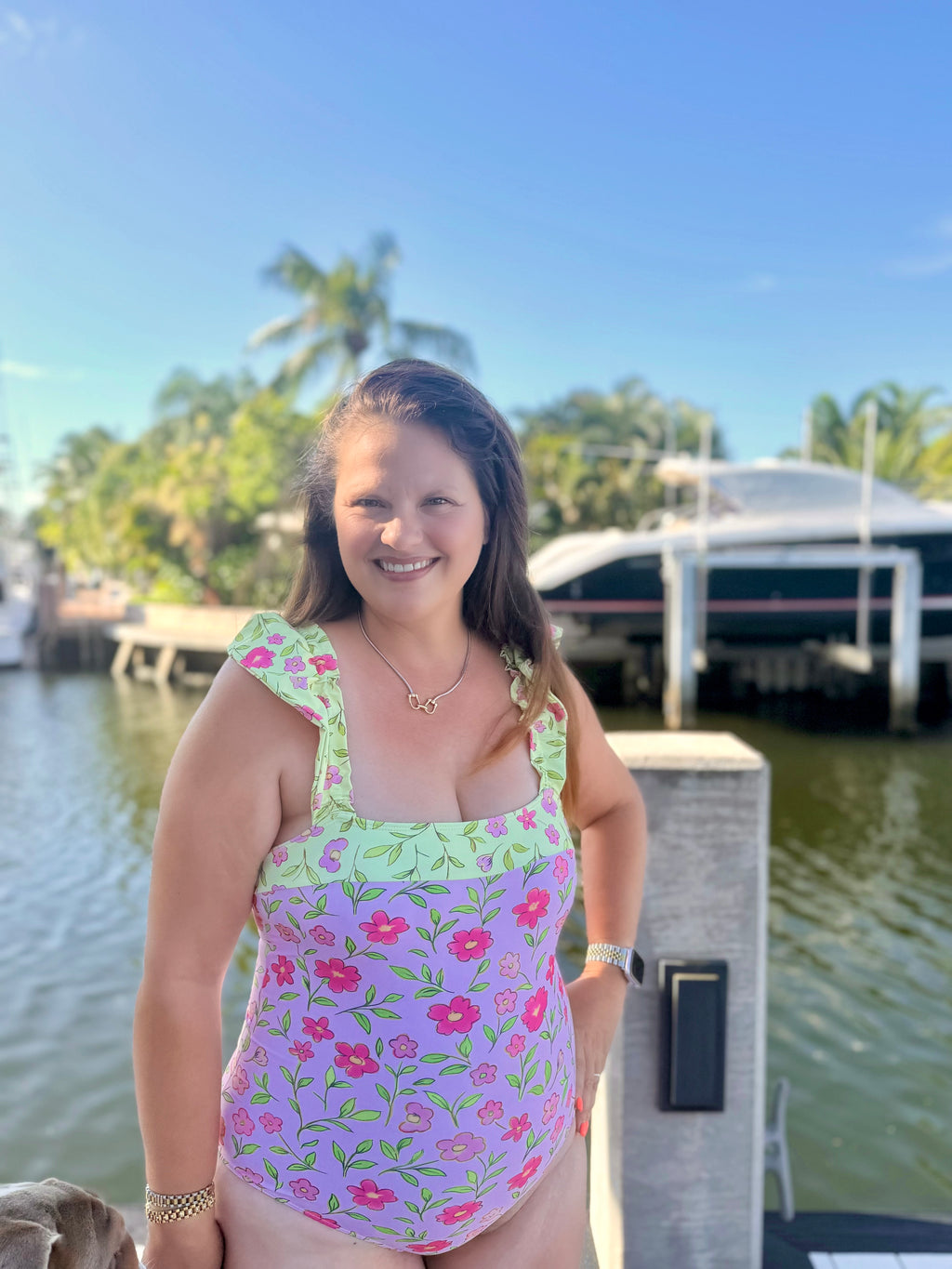 Floral Rainbow Swim Set by Blakeley - BFF Here