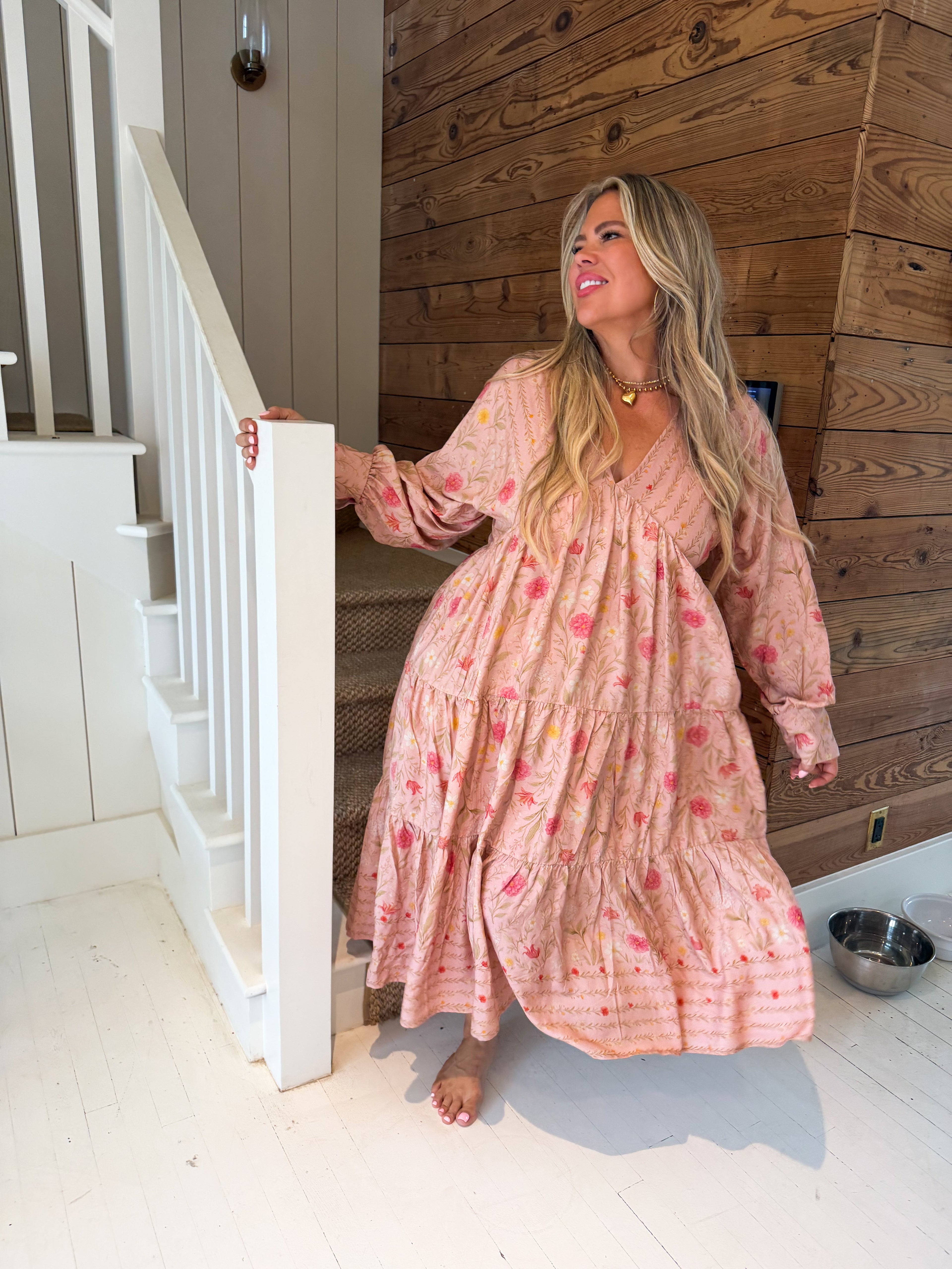 PREORDER- SPRING FLORAL KORA DRESS - BFF Here