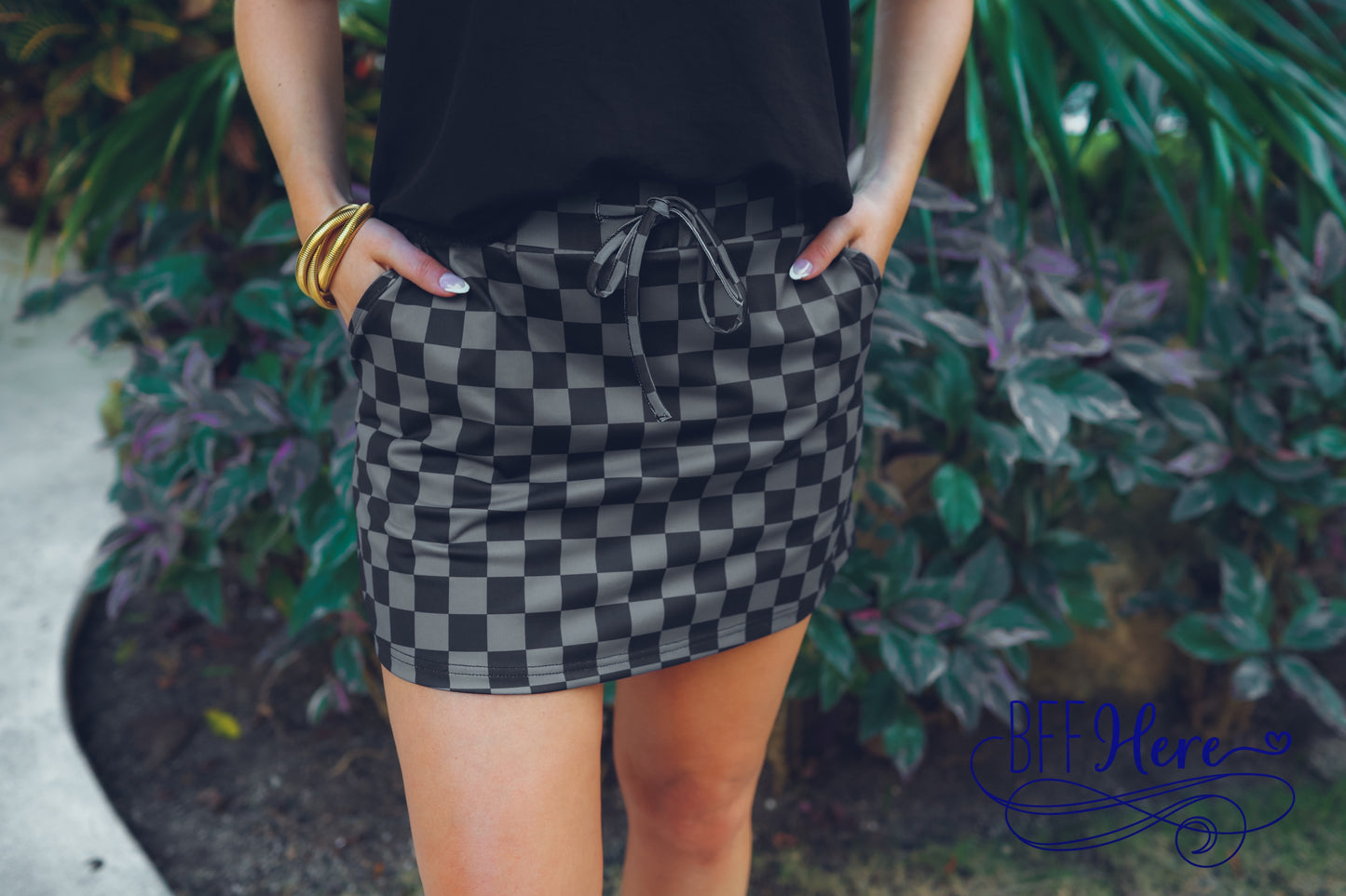 PREORDER: Check Back Everyday Skort by Jess Lea (Ships End of February) - BFF Here