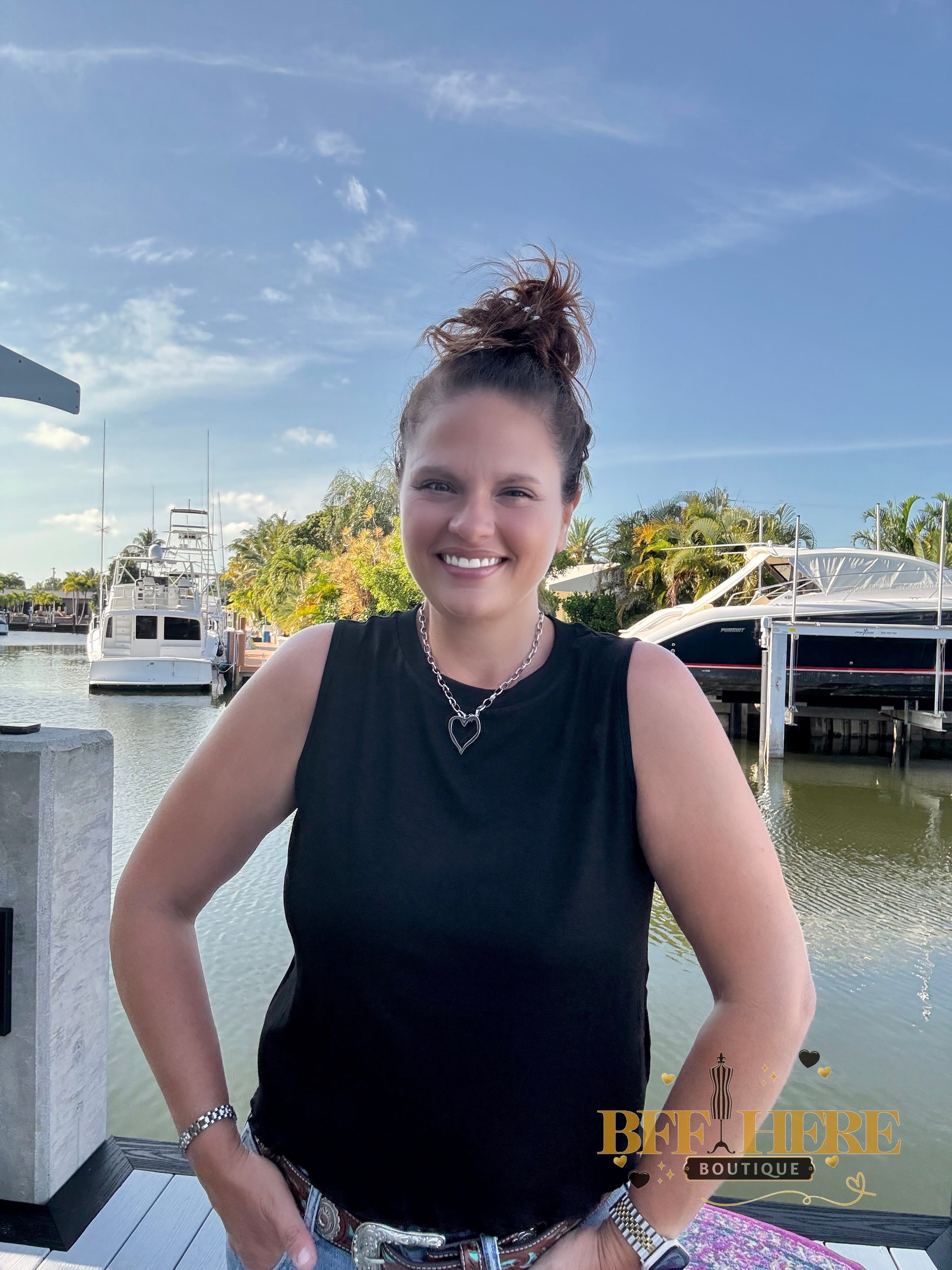 Banks Basic Lettuce Tank by Jess Lea (Choice of Color) - BFF Here