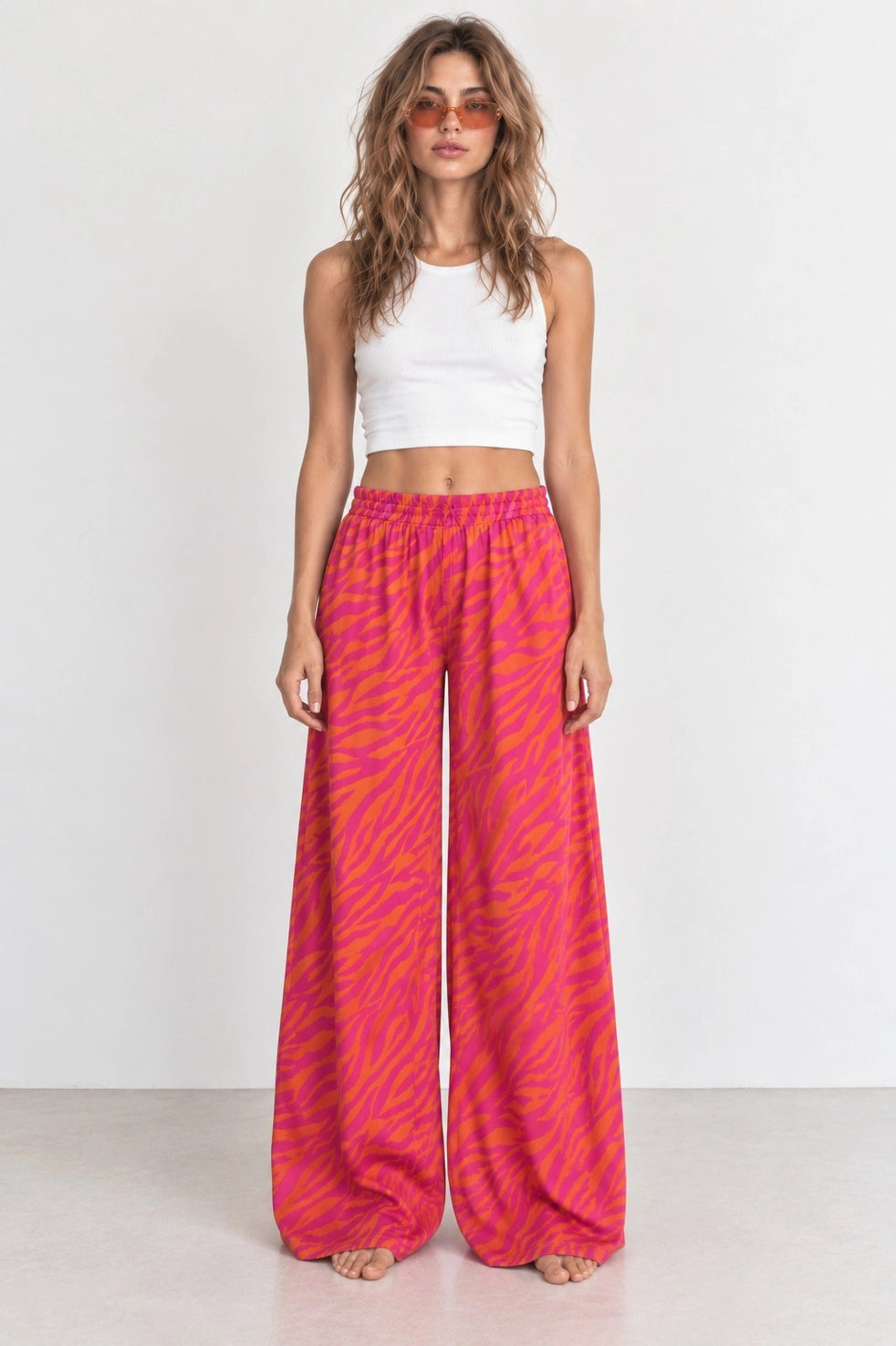 PREORDER: Zebra Print Wide Leg Pants by Jade by Jane (ETA: November)