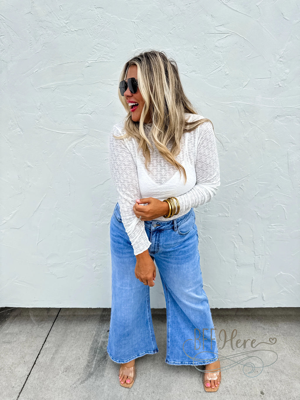 PREORDER: Juliette Lace Top by Blakeley / Choice of Color (Ships Middle of September) - BFF Here