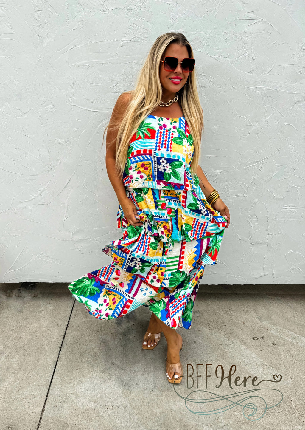 PREORDER: Summer in Barcelona Dress by Blakeley (Ships Middle of July) - BFF Here