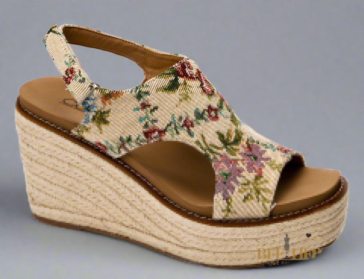 PREORDER: Freddie - Sand Brocade Floral by Corkys (Ships End of January)