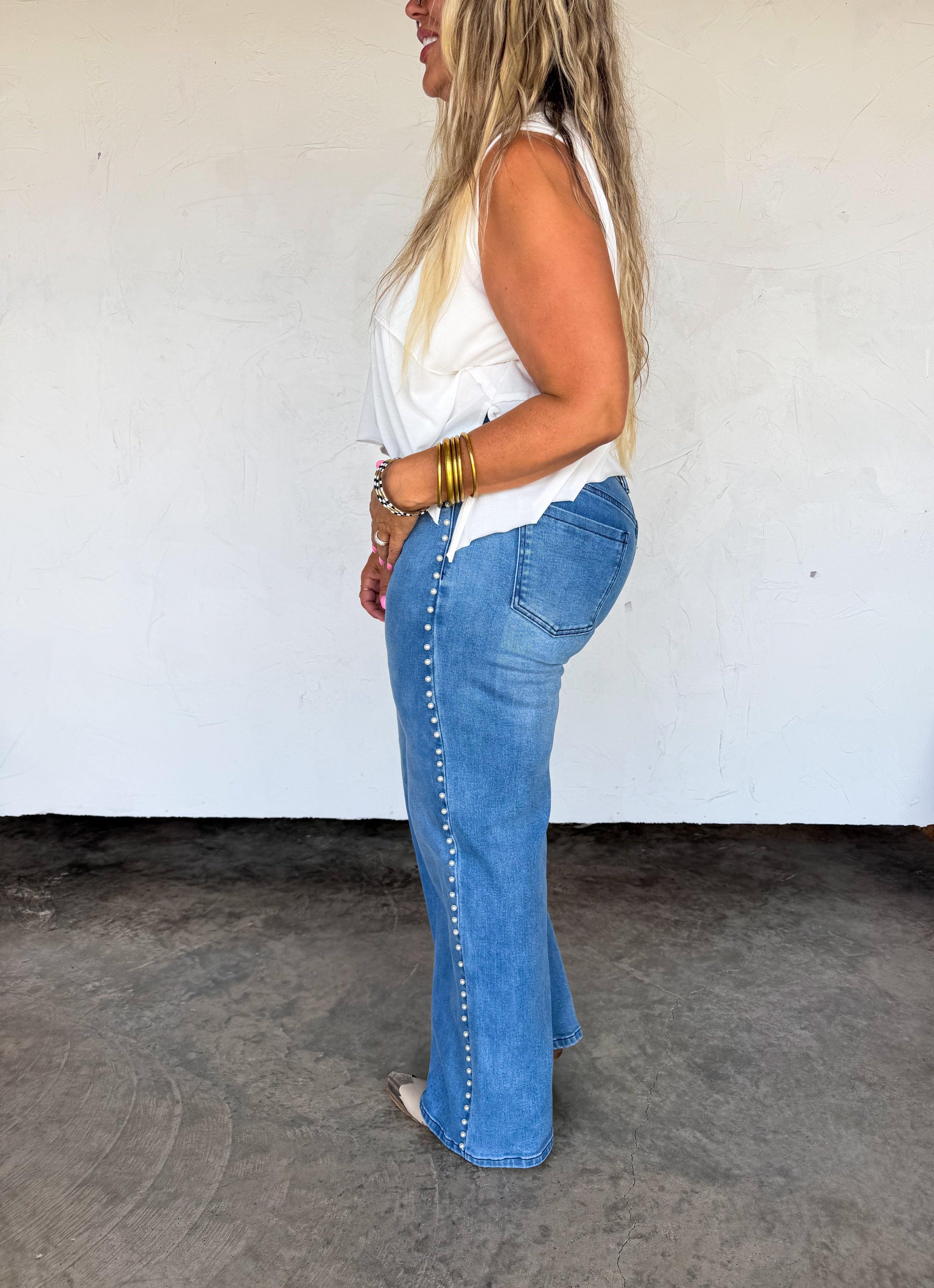 PREORDER: Uptown Pearl Denim Jean by Blakeley (ETA: September)