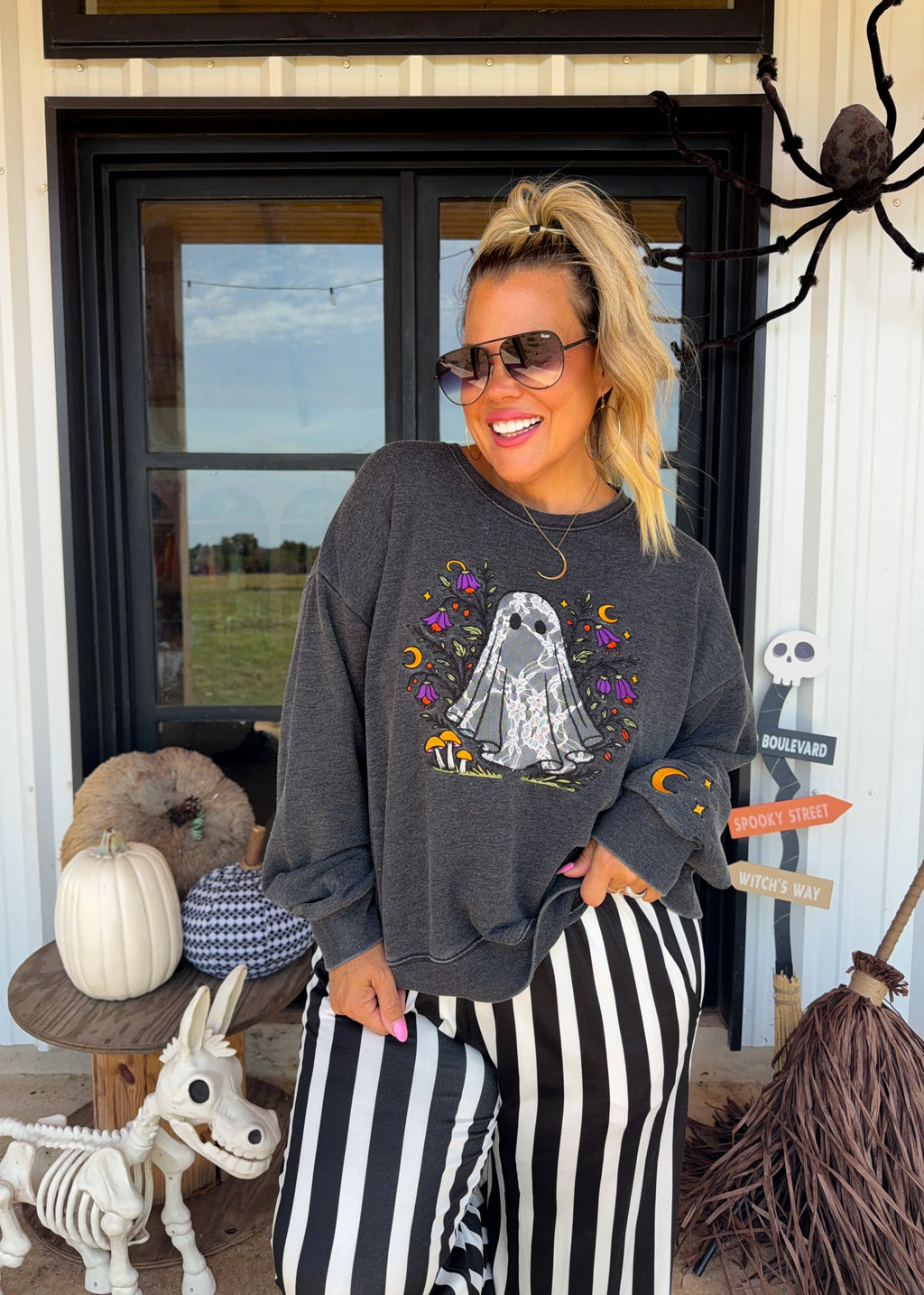 PREORDER: Ghost in Bloom Pullover by Blakeley (ETA: September )