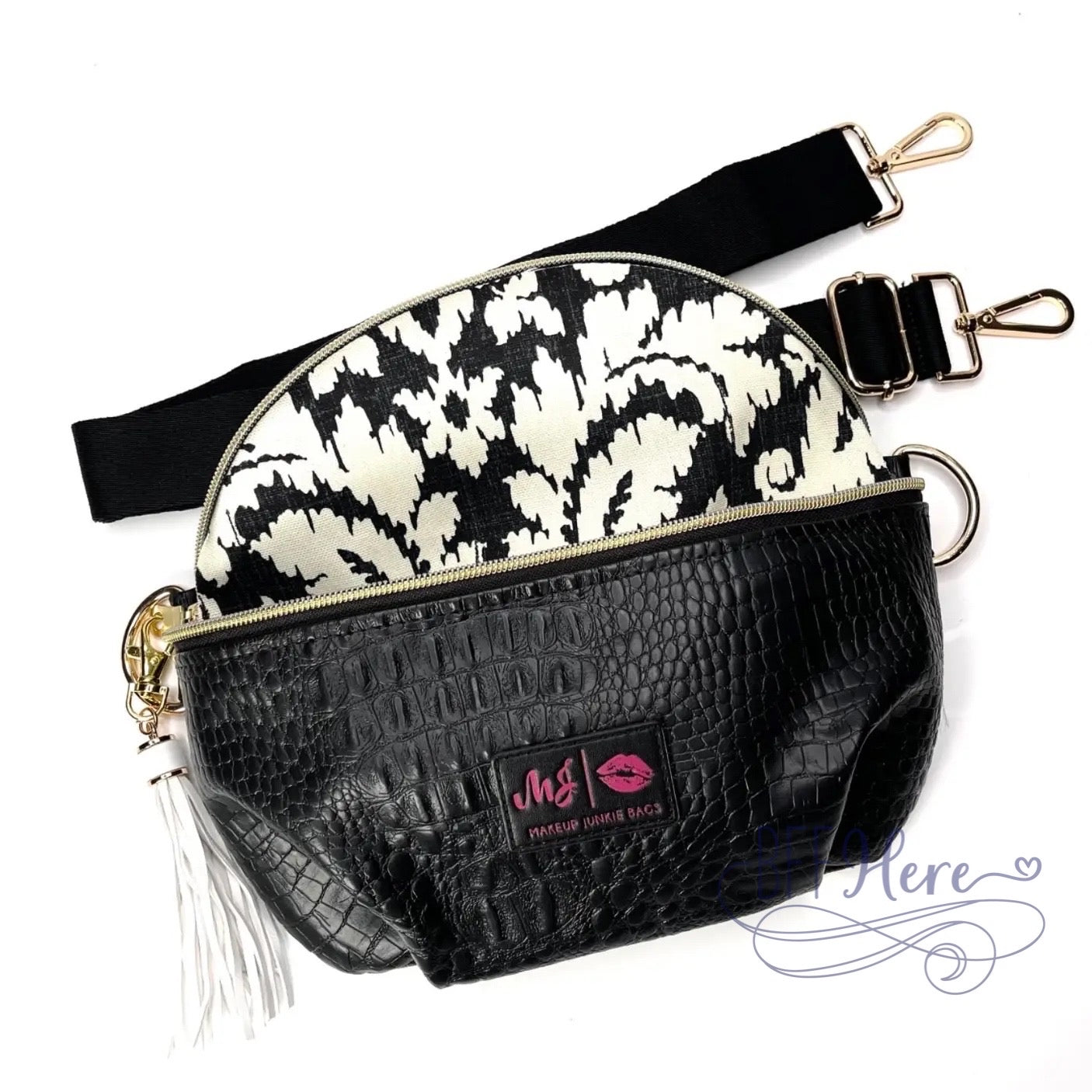 Sidekick Bag by Makeup Junkie Bags - Shade of Onyx - BFF Here