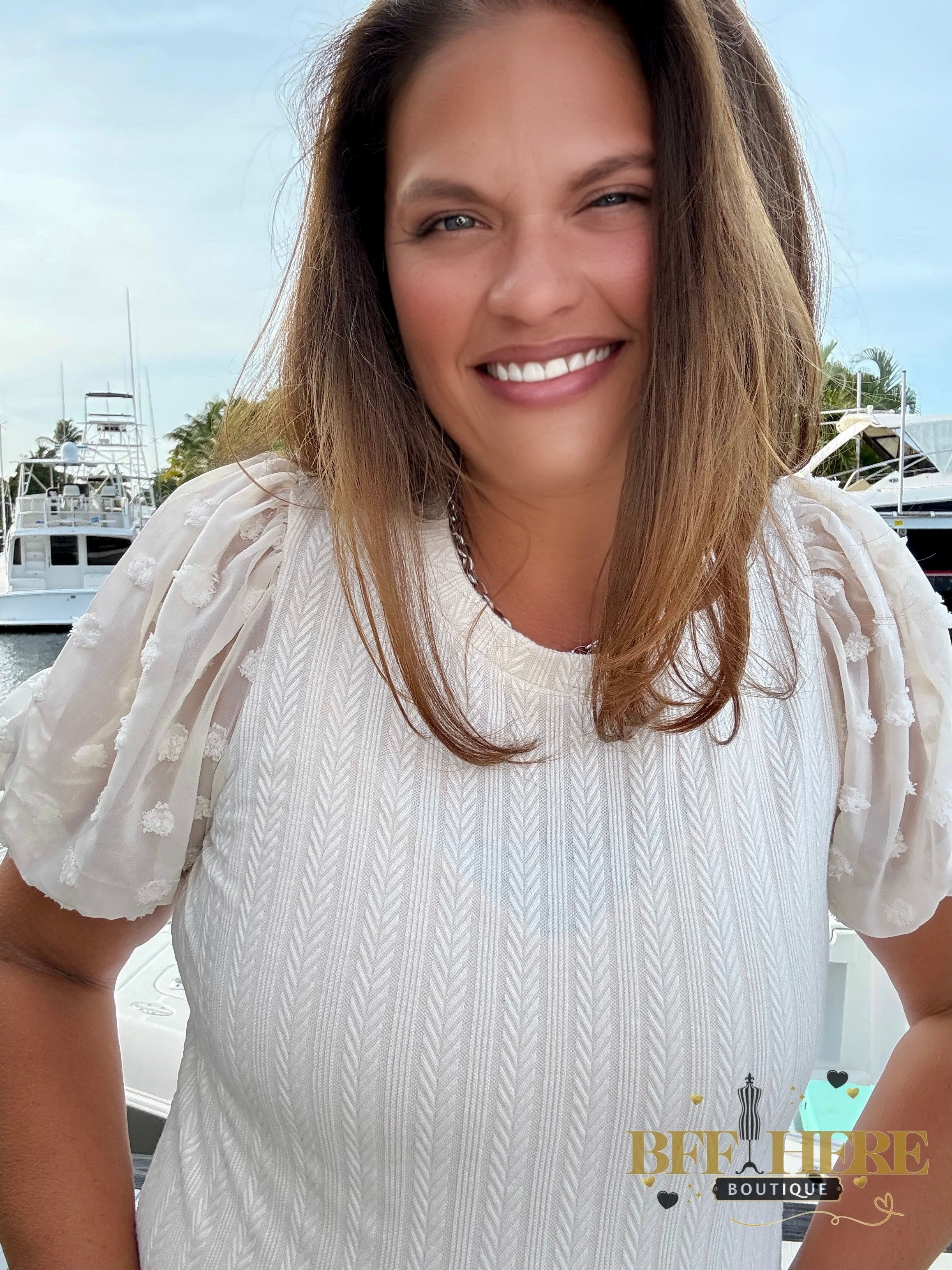 Prairie Bloom Puff Sleeve Top - BFF Here
