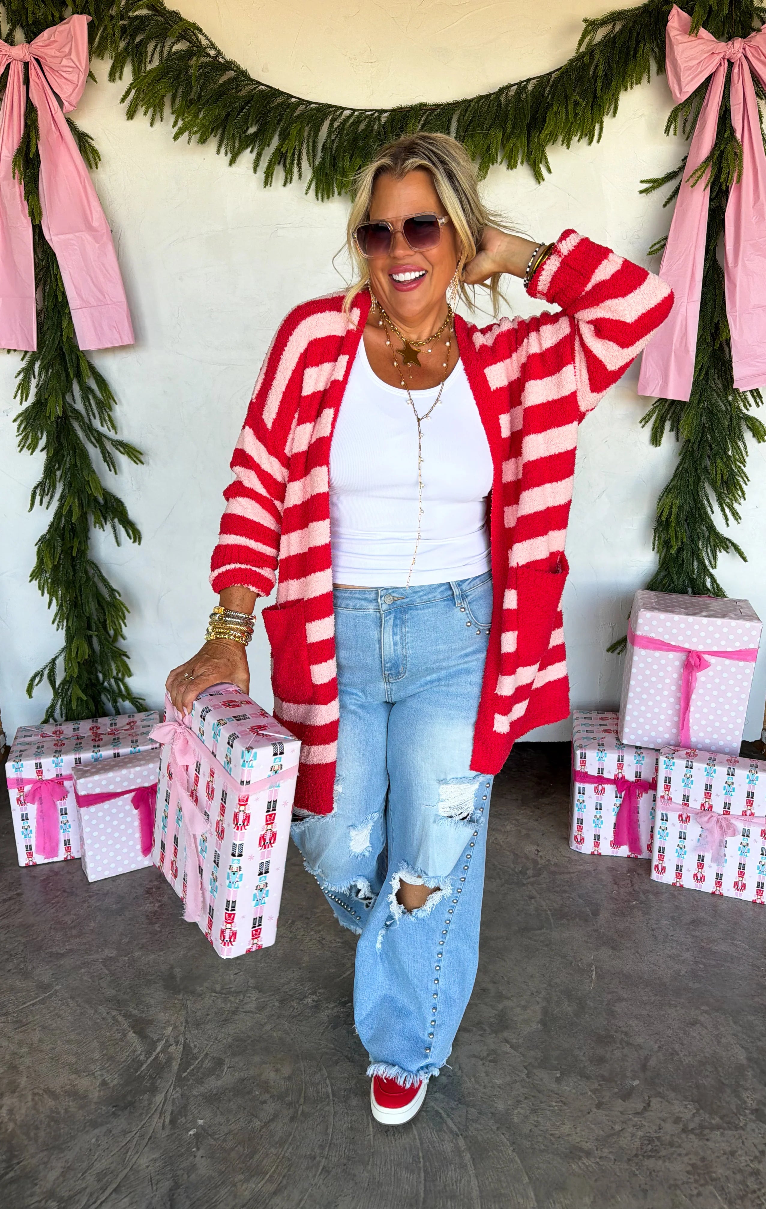 PREORDER: Cozy Christmas Cloud Cardigan by BLAKELEY (ETA: October)