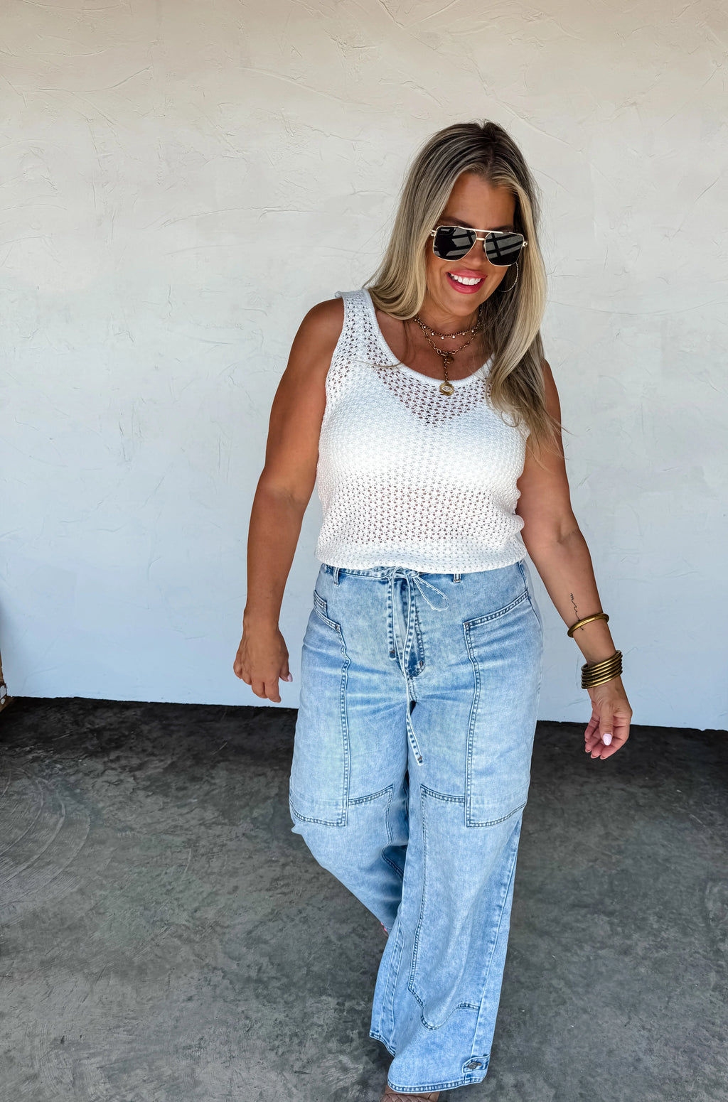 PREORDER: Jovie Tie Waist Jeans  by Blakeley (ETA: May) - BFF Here
