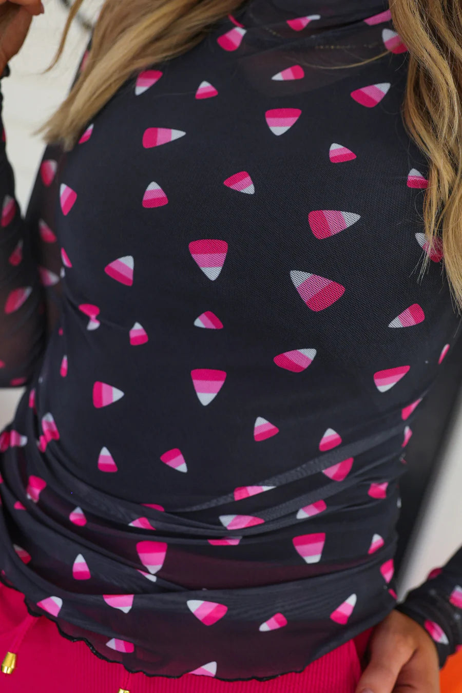 Keigan Mesh Top by Jess Lea / Candy Corn - BFF Here