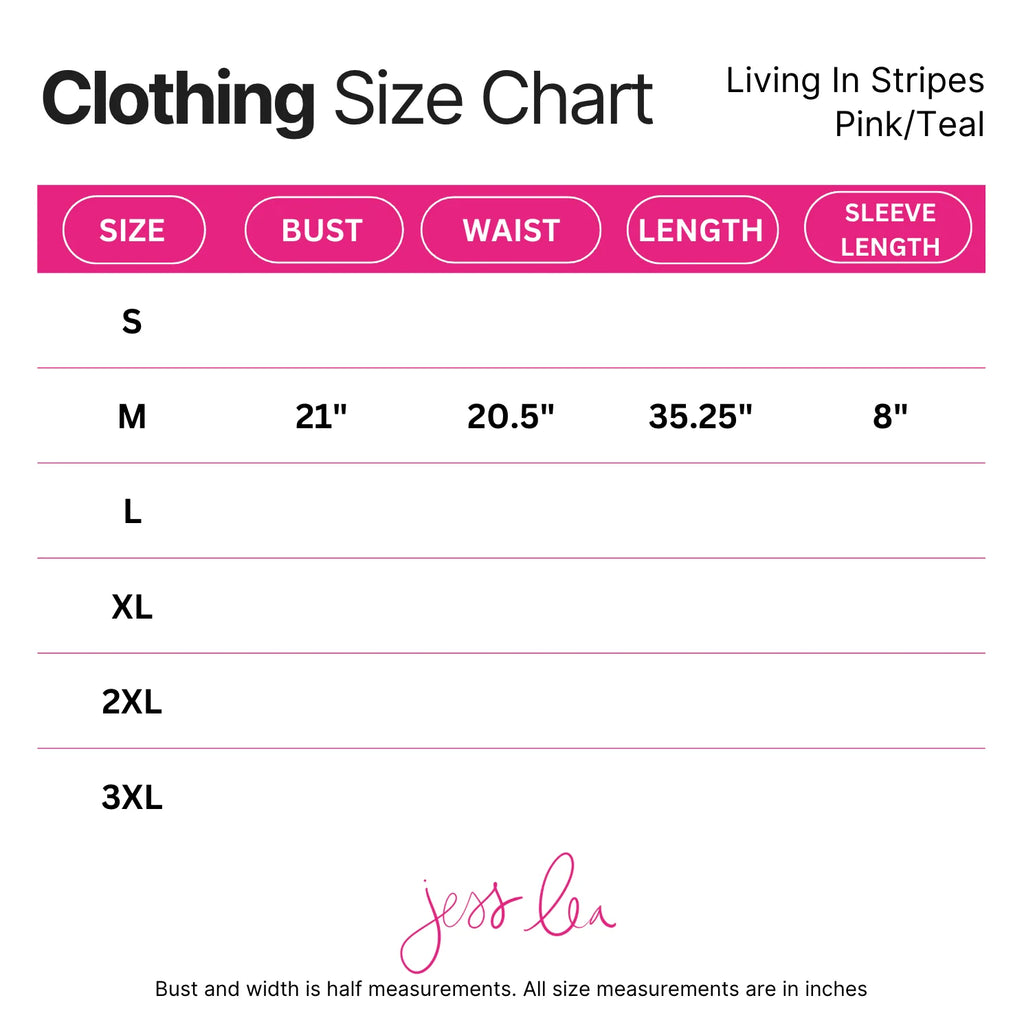 Living In Stripes Dress by Jess Lea (Choice of Color) - BFF Here