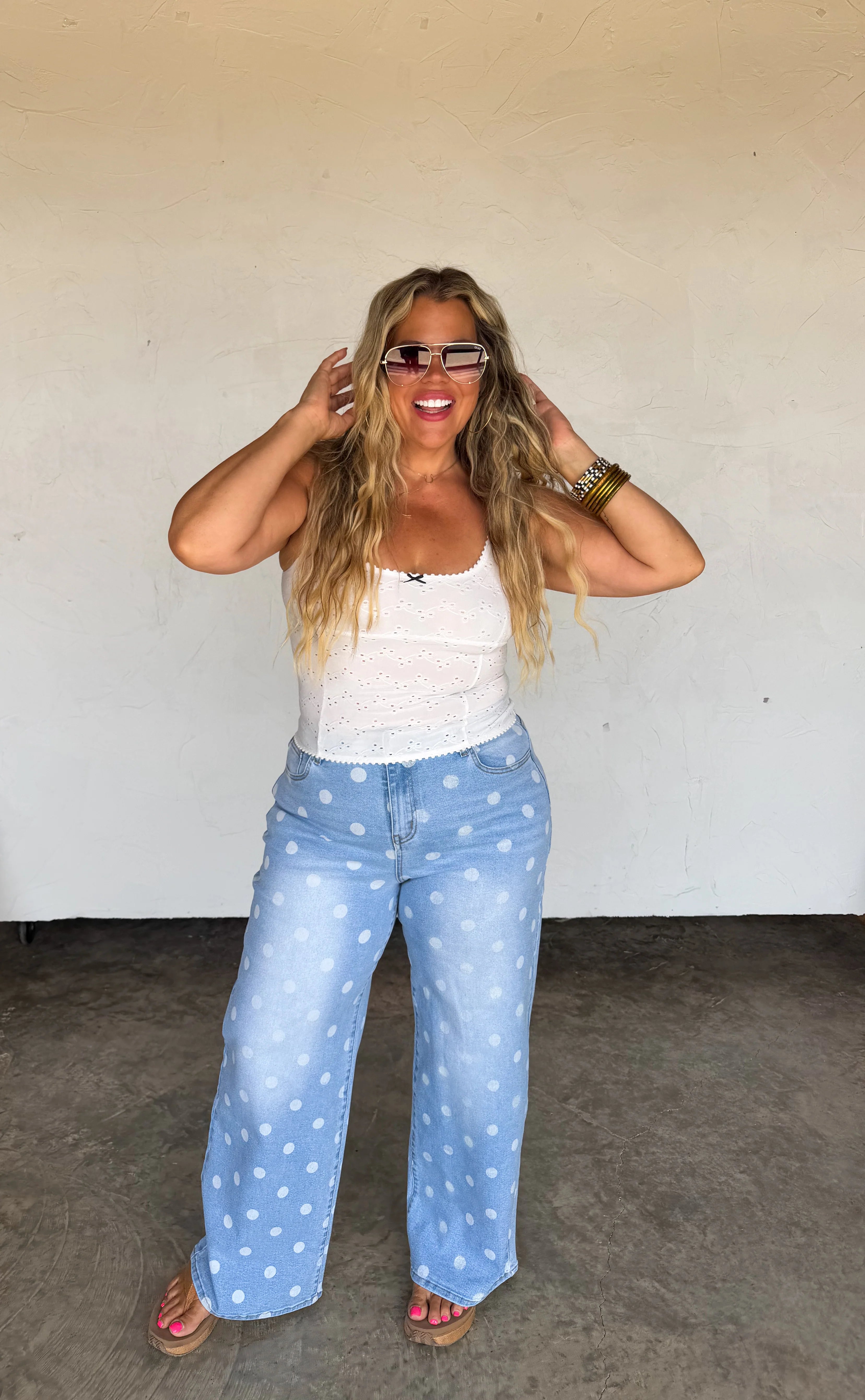 PREORDER: Spot On Polkas Dot Jeans by Blakeley (ETA: July)