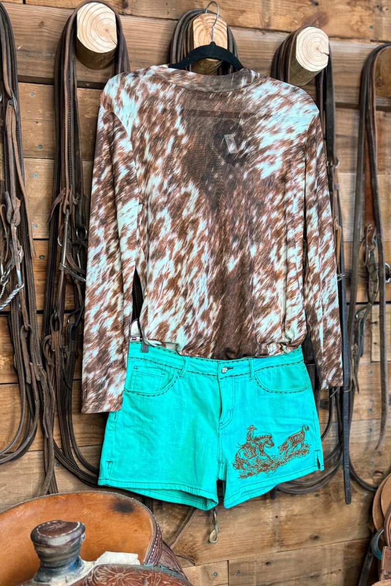 Up In Texas Mesh Top by Sterling Kreek - BFF Here