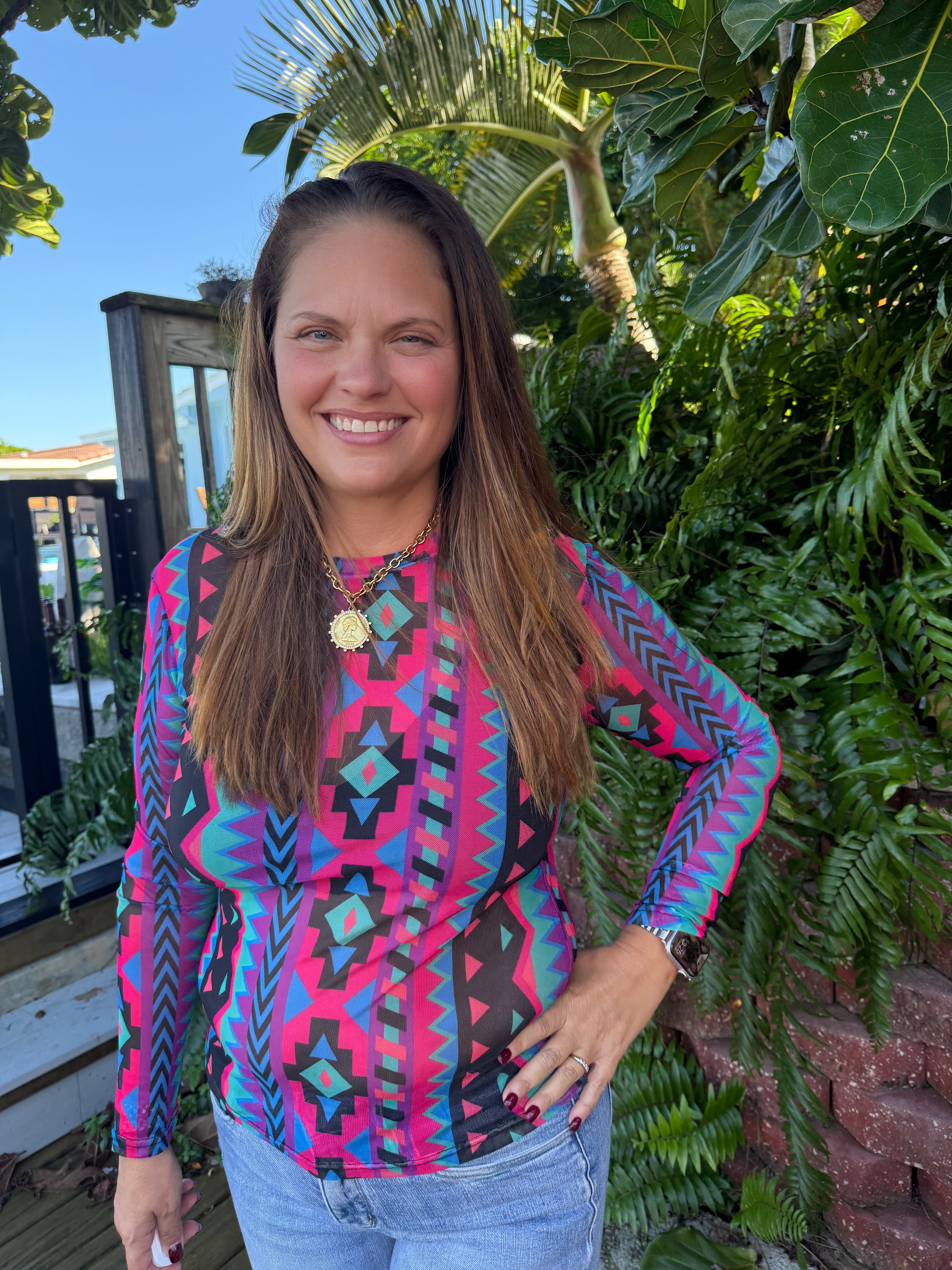 Retro Funk Mesh Top by Rowdy Crowd Clothing - BFF Here