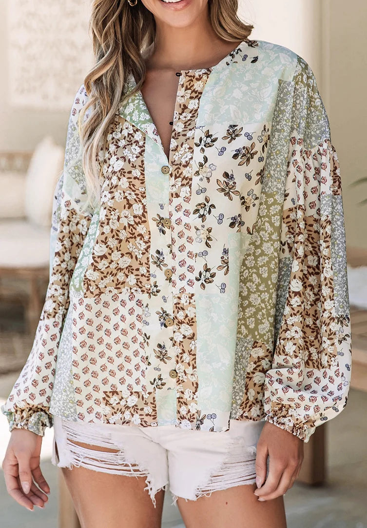PREORDER: Patchwork Meadow Blouse (ETA: September)