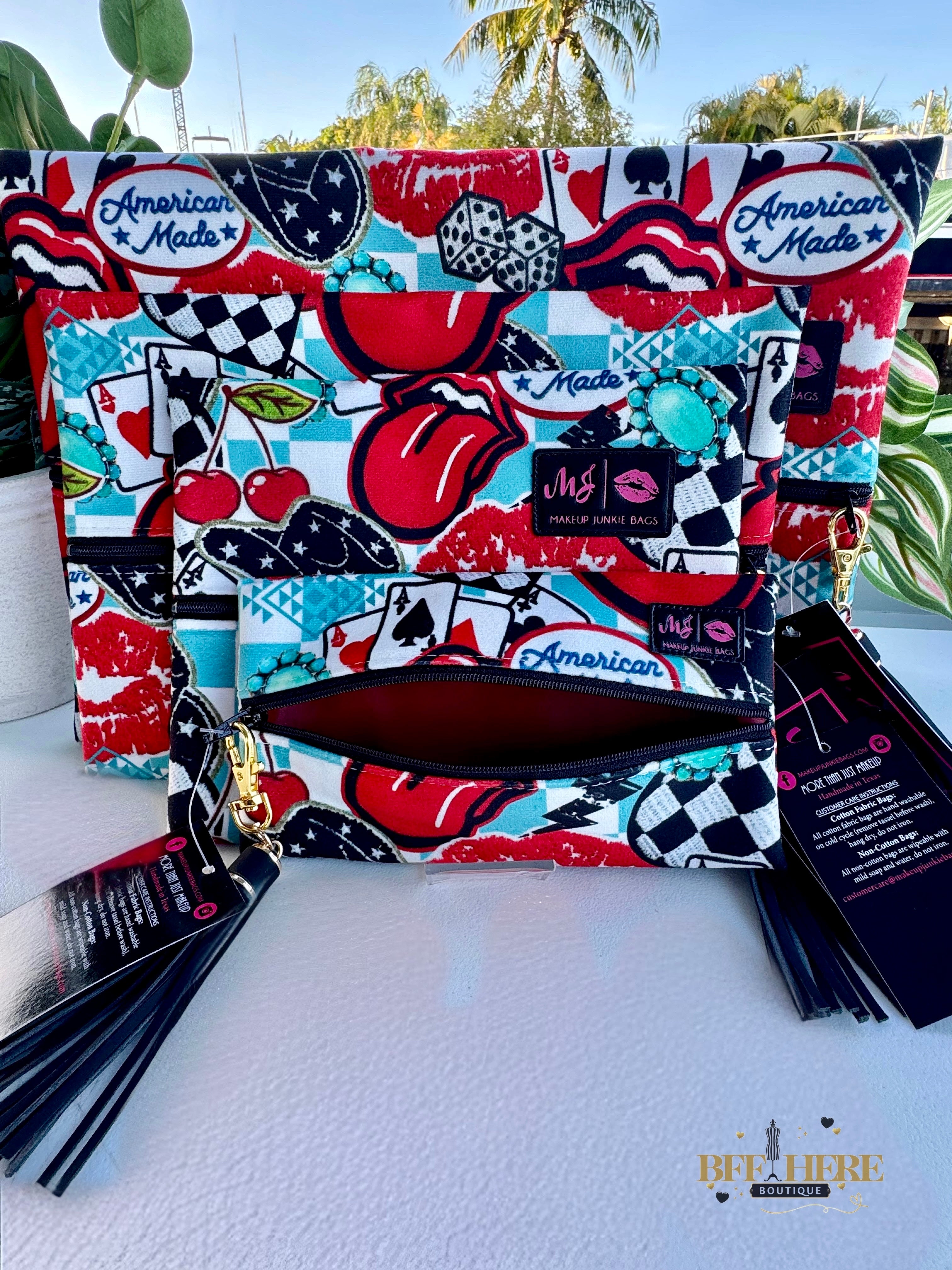 All American by Makeup Junkie Bags - BFF Here