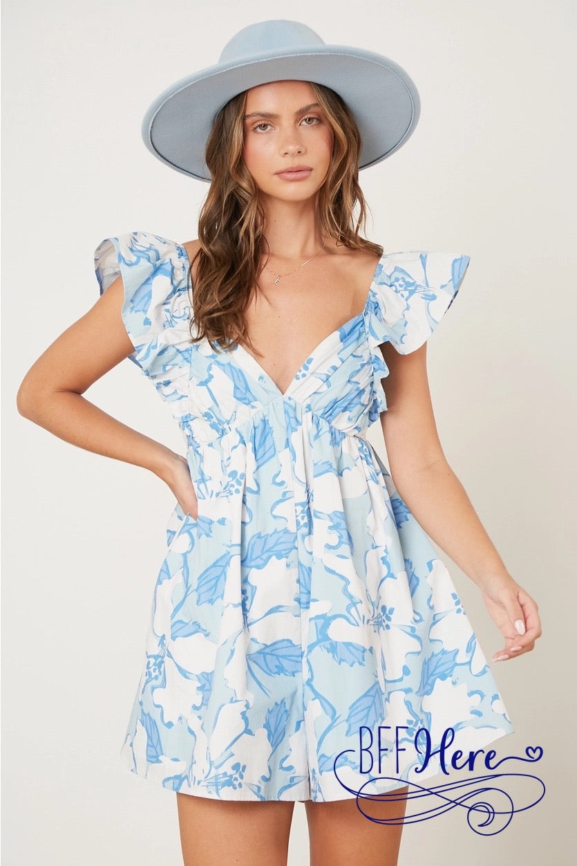 Petals & Play Ruffle Romper - BFF Here