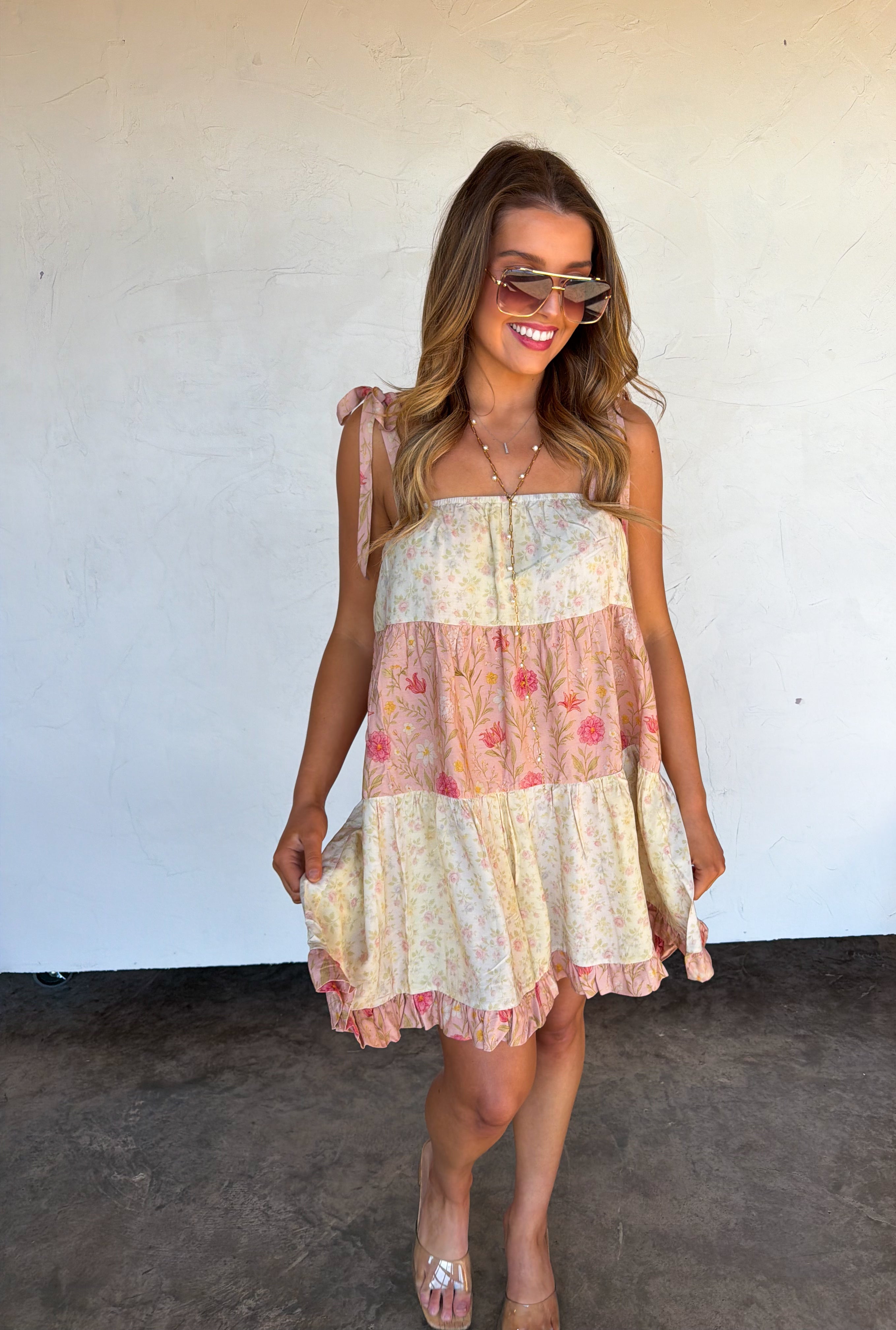 PREORDER- GARDEN PARTY FLORAL DRESS - BFF Here