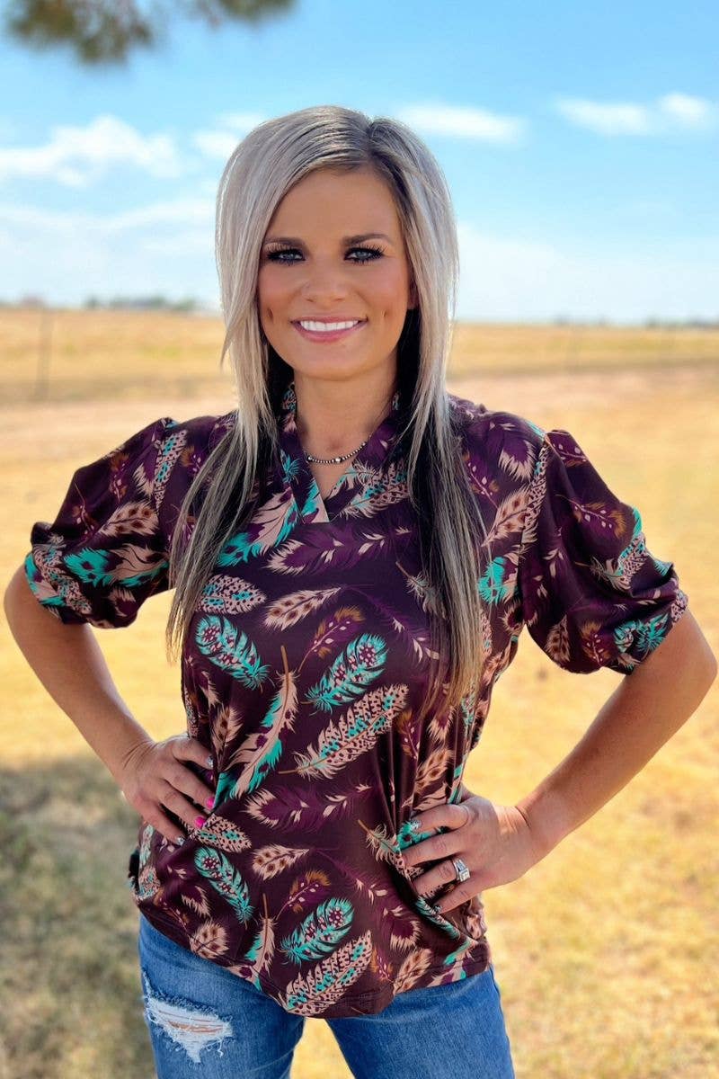 Feather Rain Top by Sterling Kreek - BFF Here