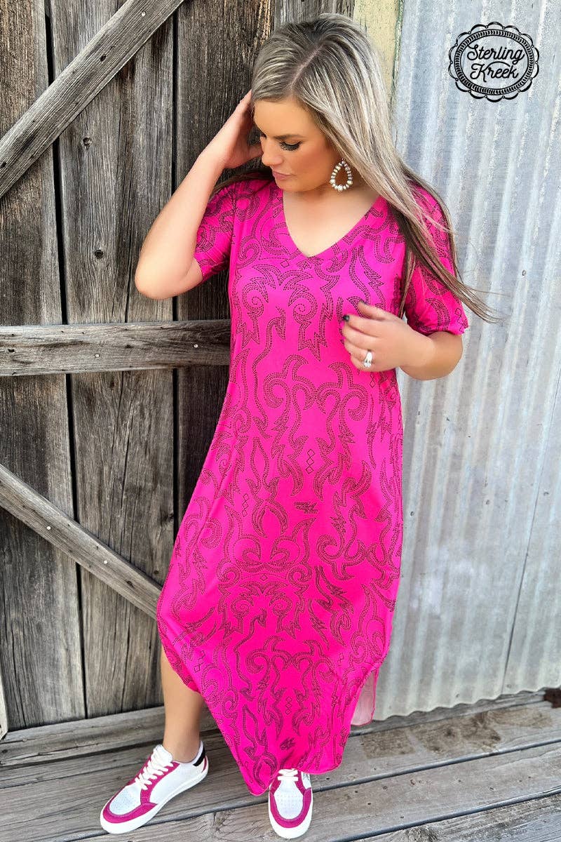 Cowgirls Like Us Maxi Dress by Sterling Kreek - BFF Here