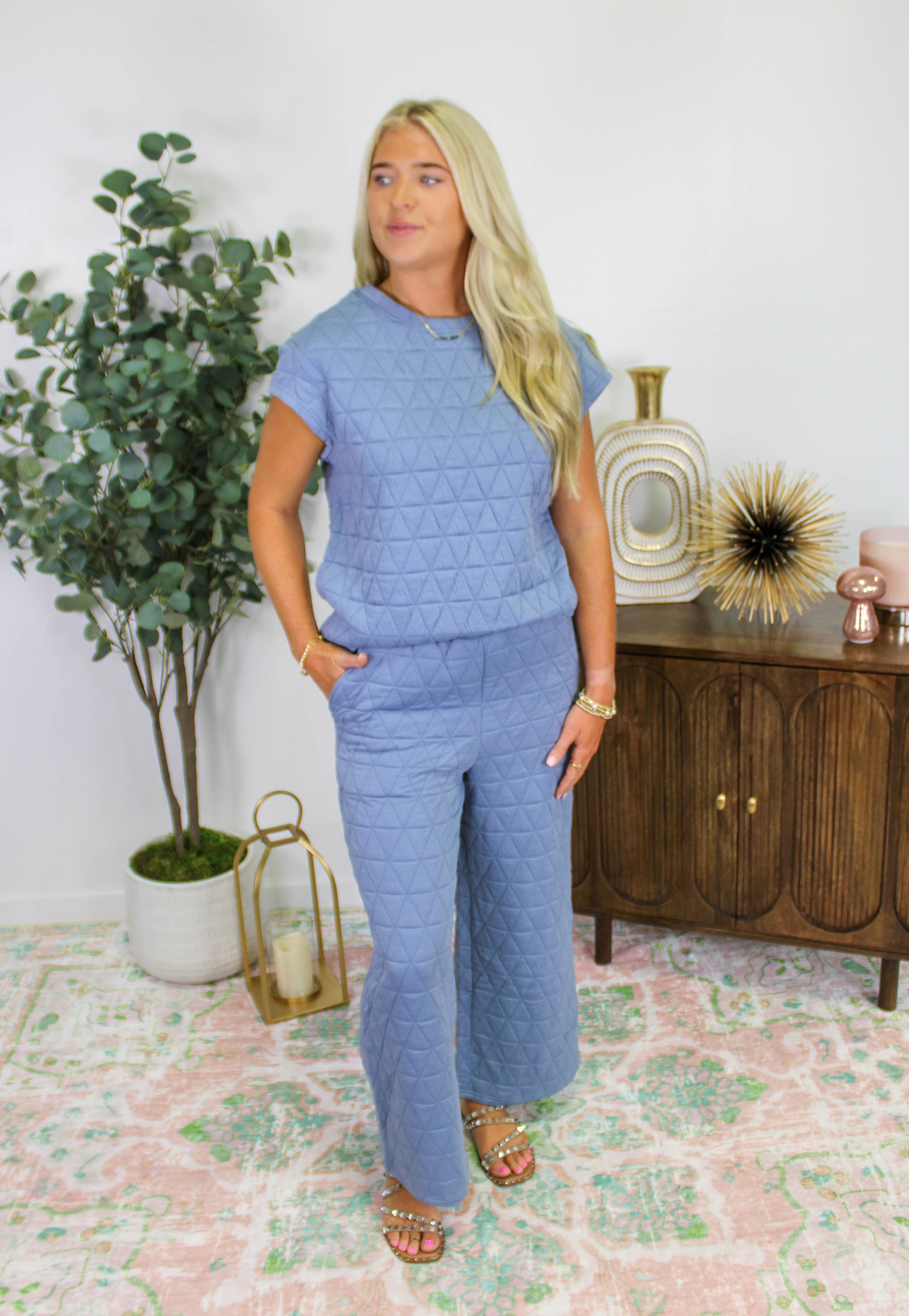 Cozy Couture: Quilted Comfort Set - BFF Here