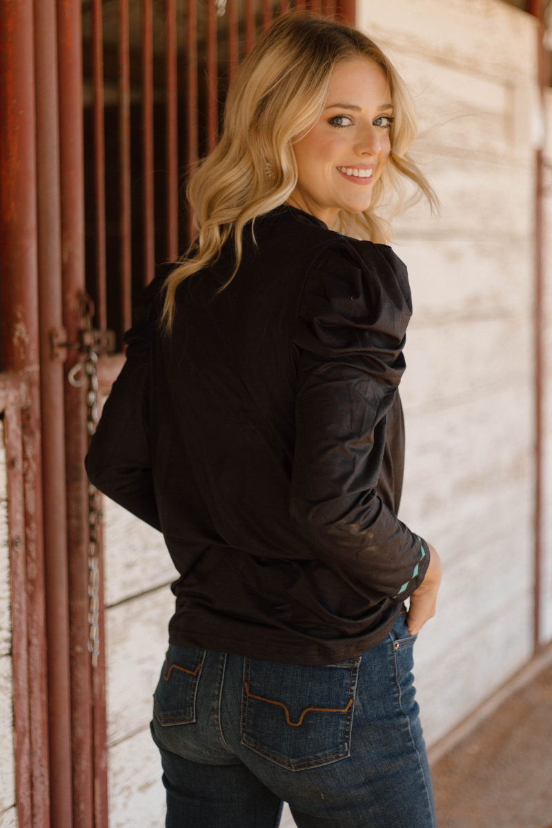 Midnight Buckstitch Top by Sterling Kreek - BFF Here