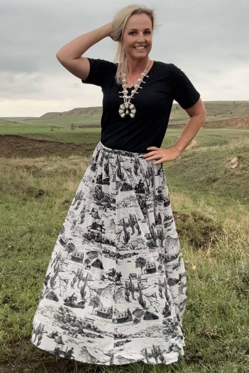 The Old Days Maxi Skirt by Sterling Kreek - BFF Here