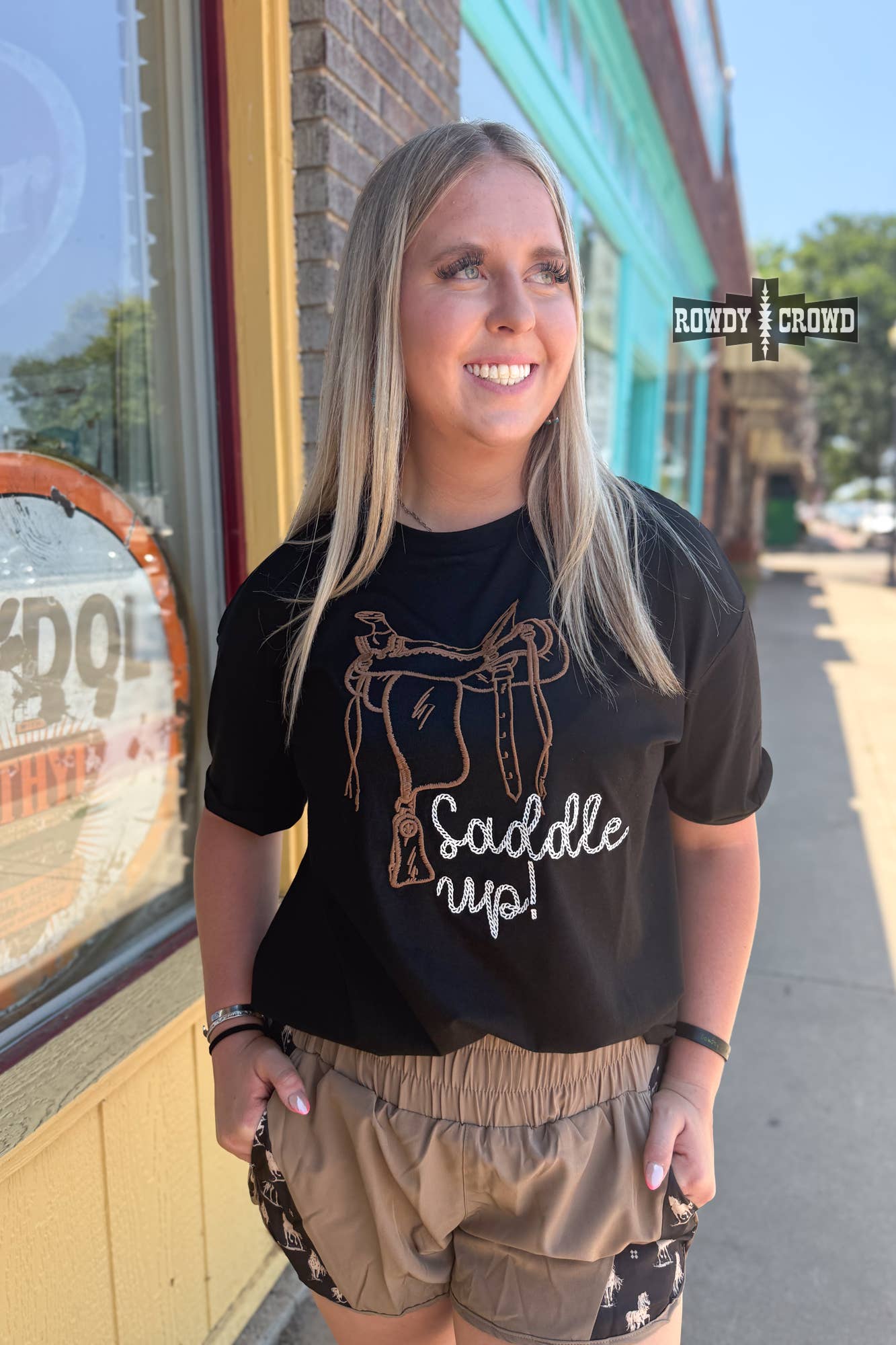 Saddle Up Tee by Rowdy Crowd Clothing - BFF Here