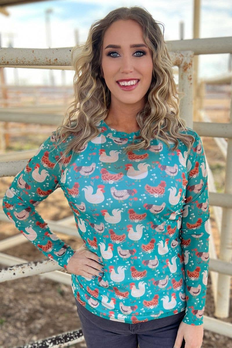 Fly The Coop Mesh Top by Sterling Kreek - BFF Here