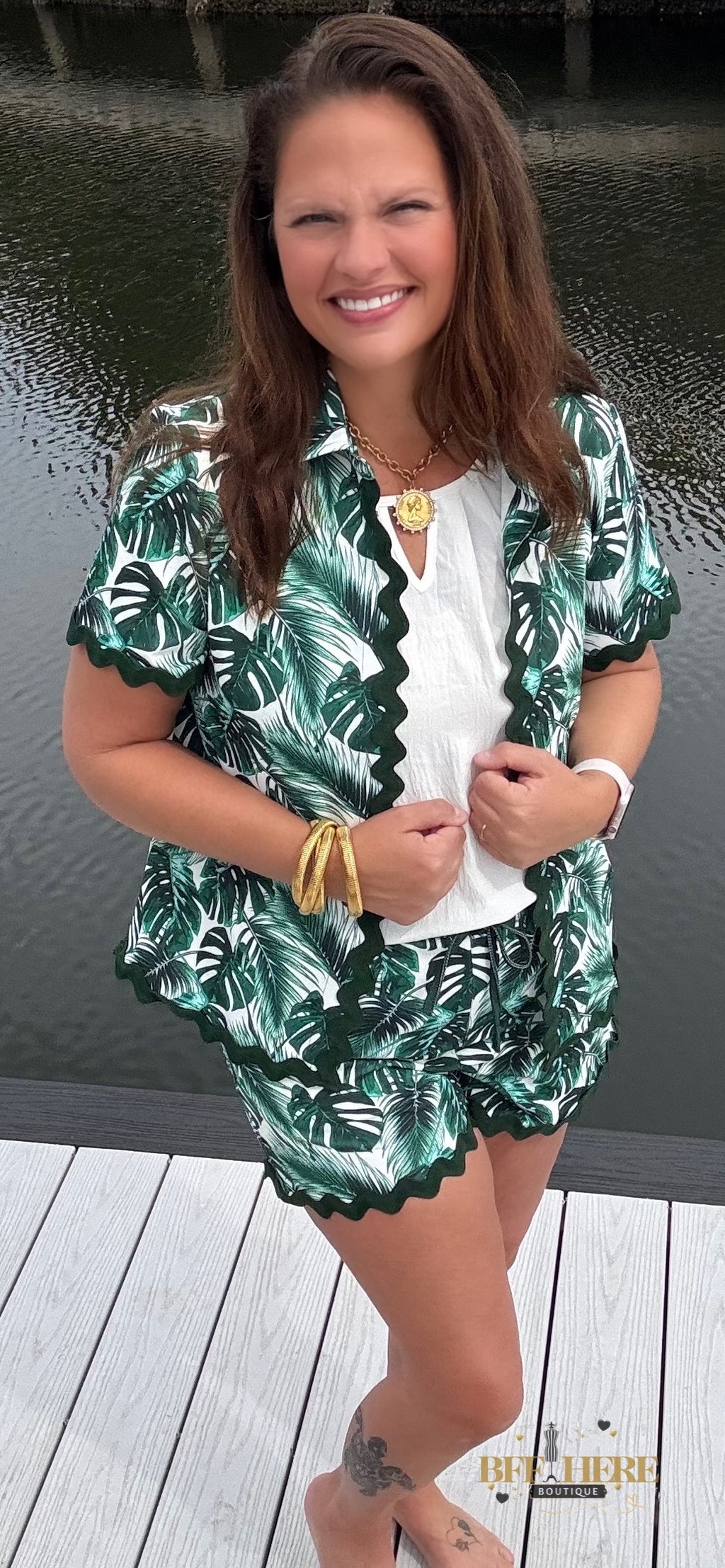 Savannah Textured Ric Rac Set / Palm Leaf by Jess Lea - BFF Here