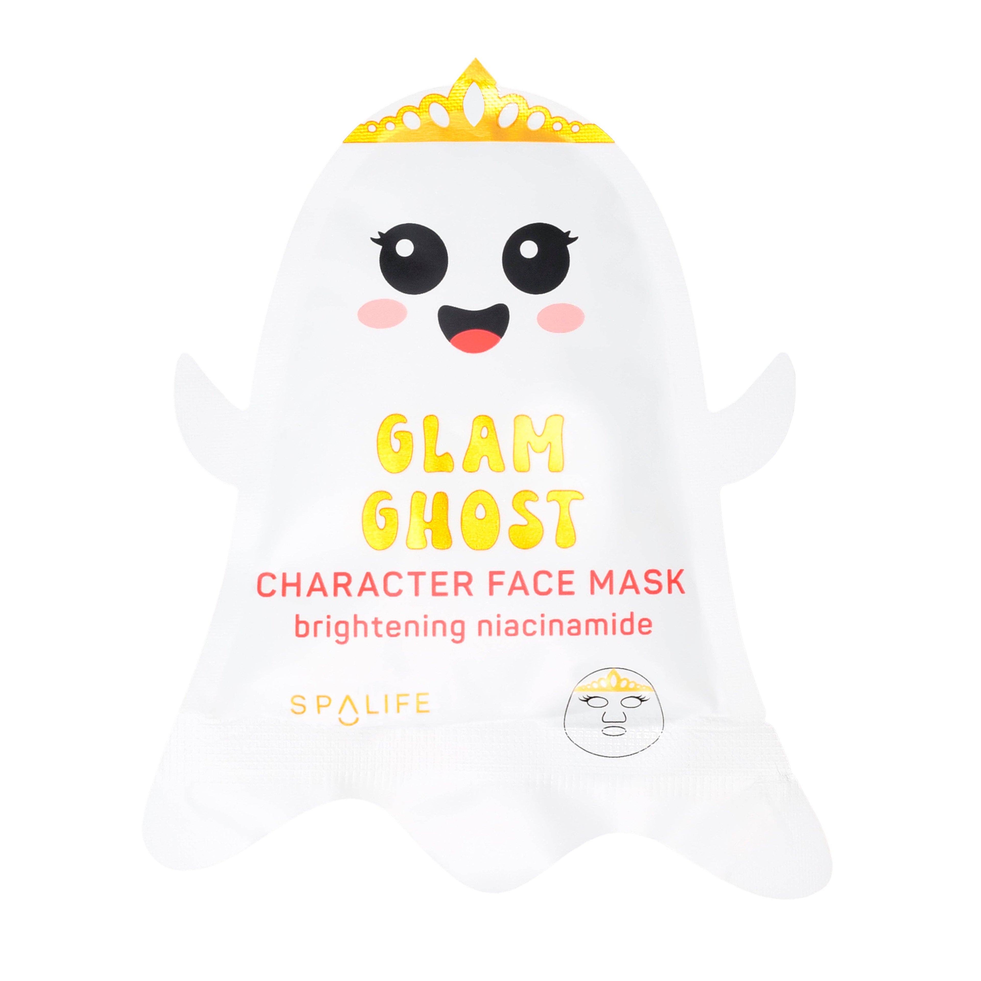 Halloween Animated Glam Ghost Brightening Face Mask - BFF Here