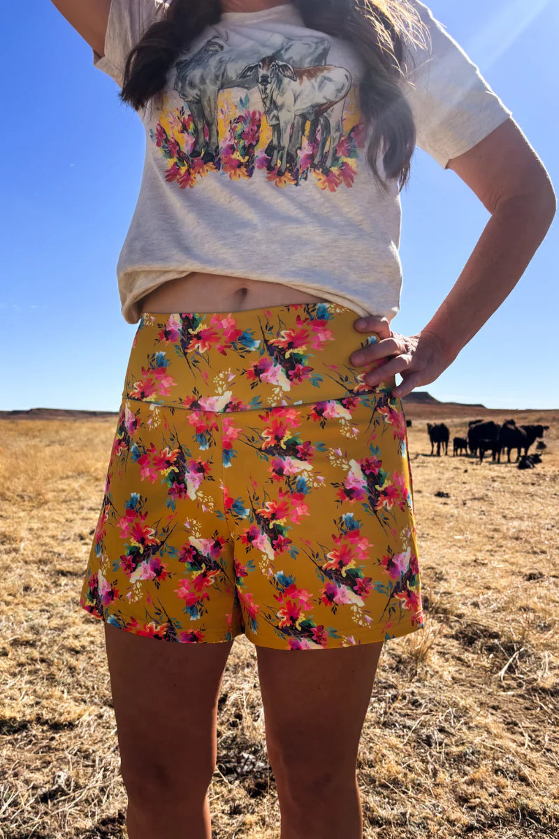 Warm Wildflower Shorts by Sterling Kreek - BFF Here