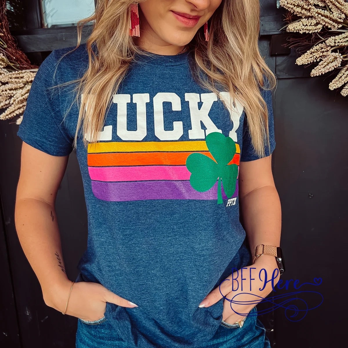 Streaks of Fortune: The Lucky Stripes Shirt - BFF Here